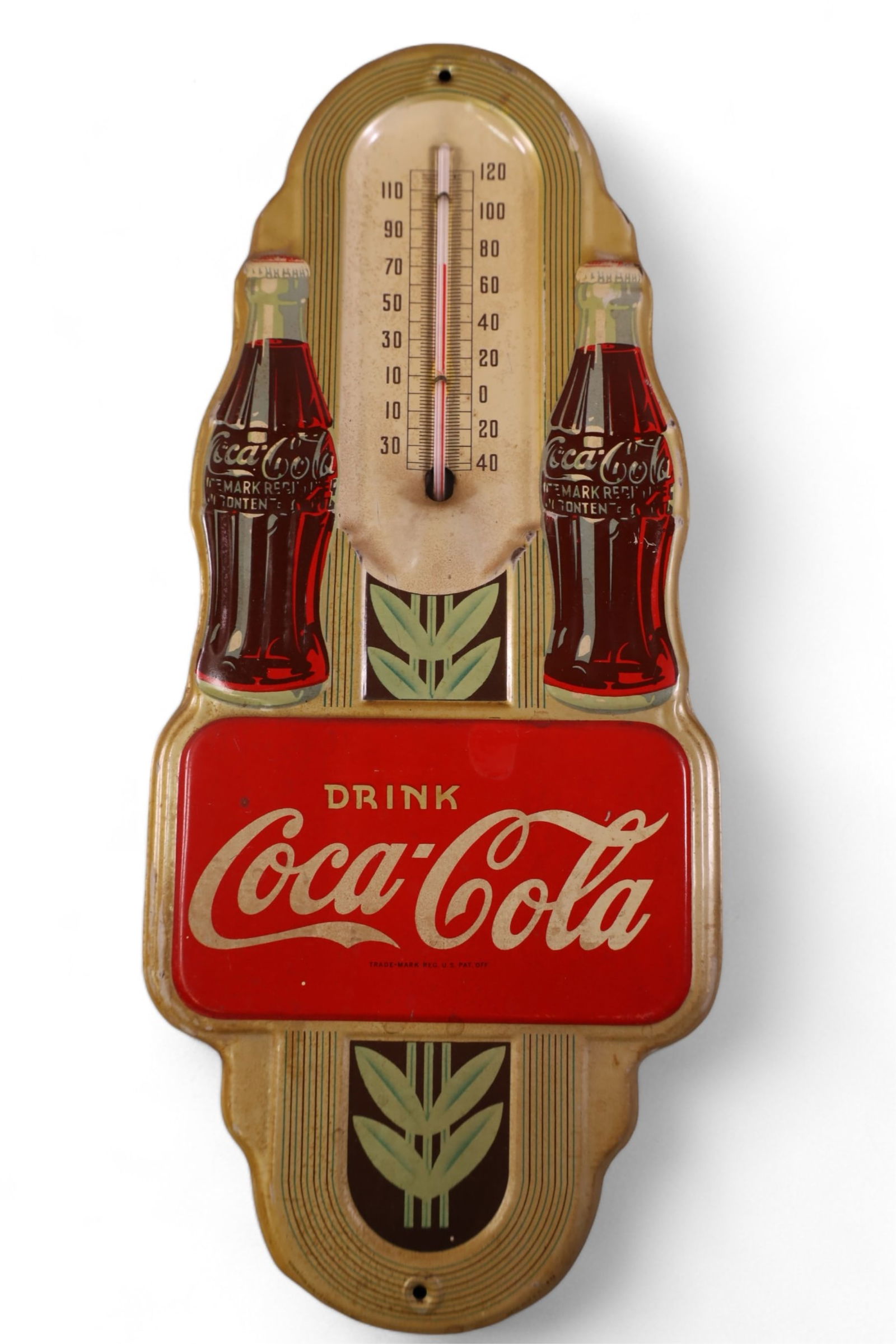 1942 COCA COLA THERMOMETER (1 of 3)