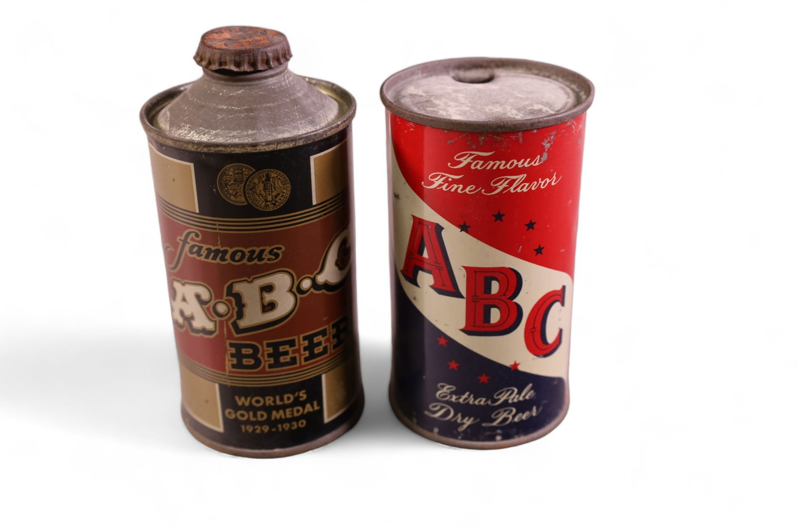 2 ABC BEER CANS (1 of 2)