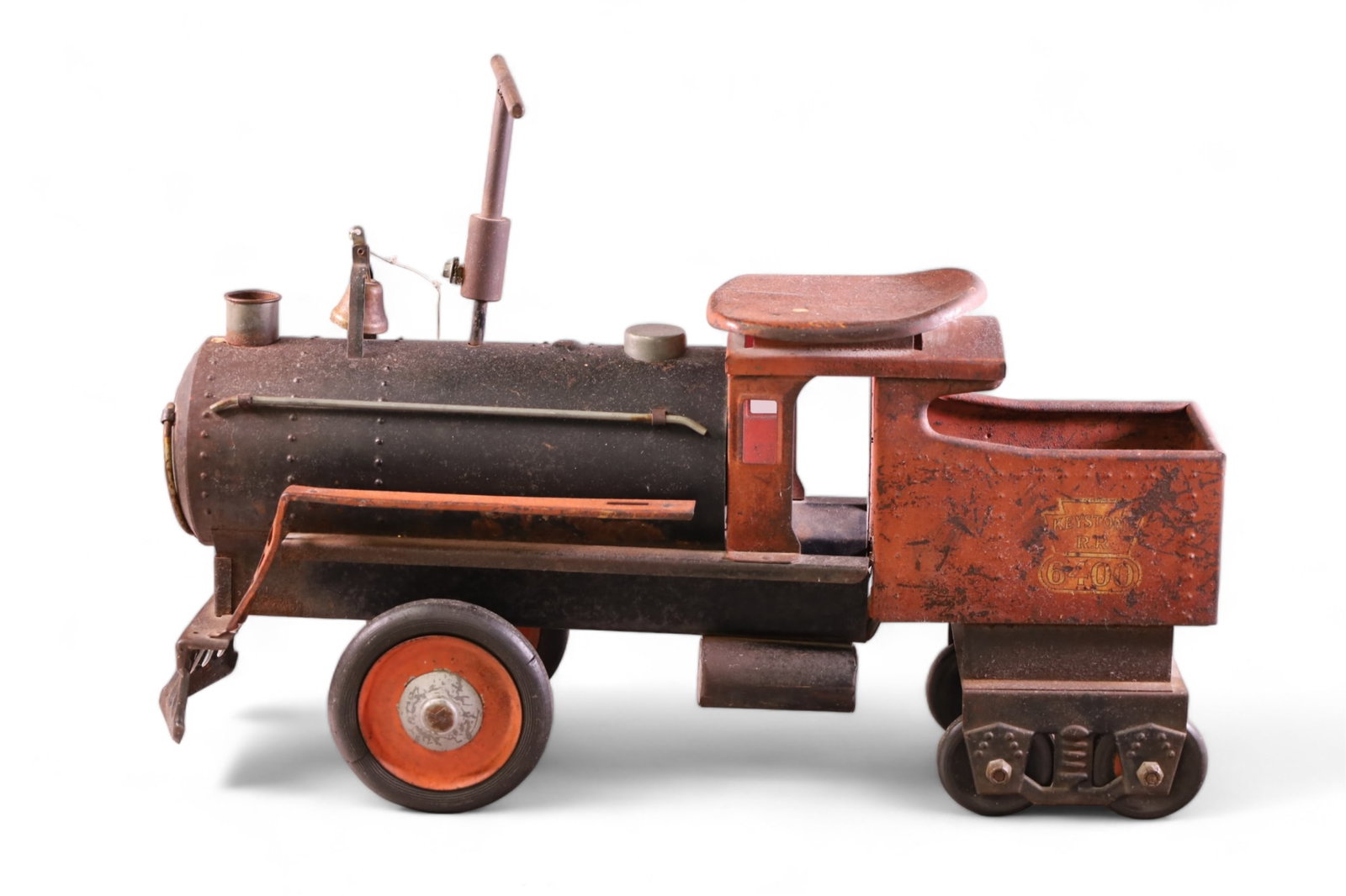 ANTIQUE KEYSTONE TRAIN RIDING TIOY (1 of 3)