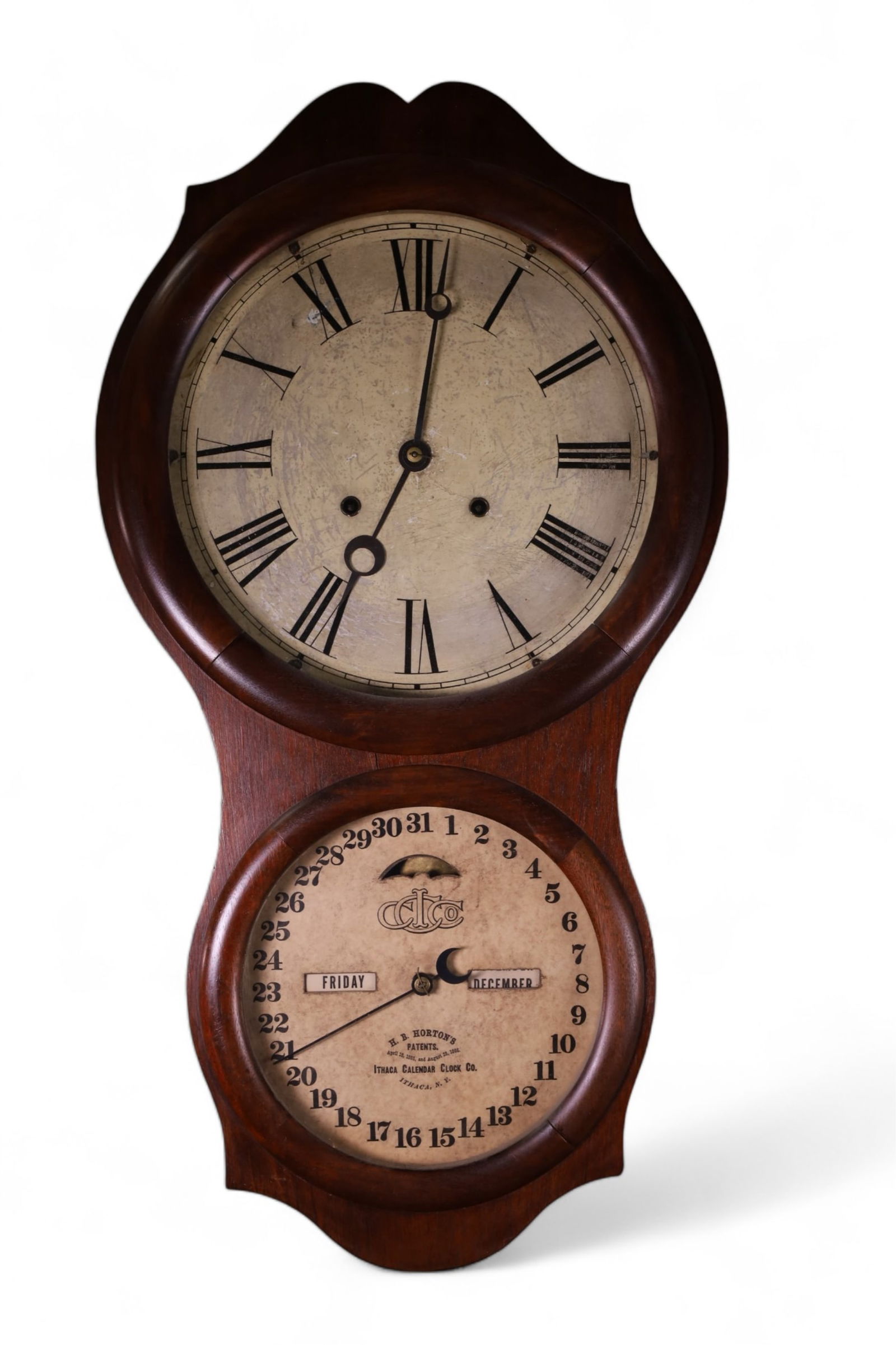 ITHACA CALENDAR CLOCK (1 of 4)