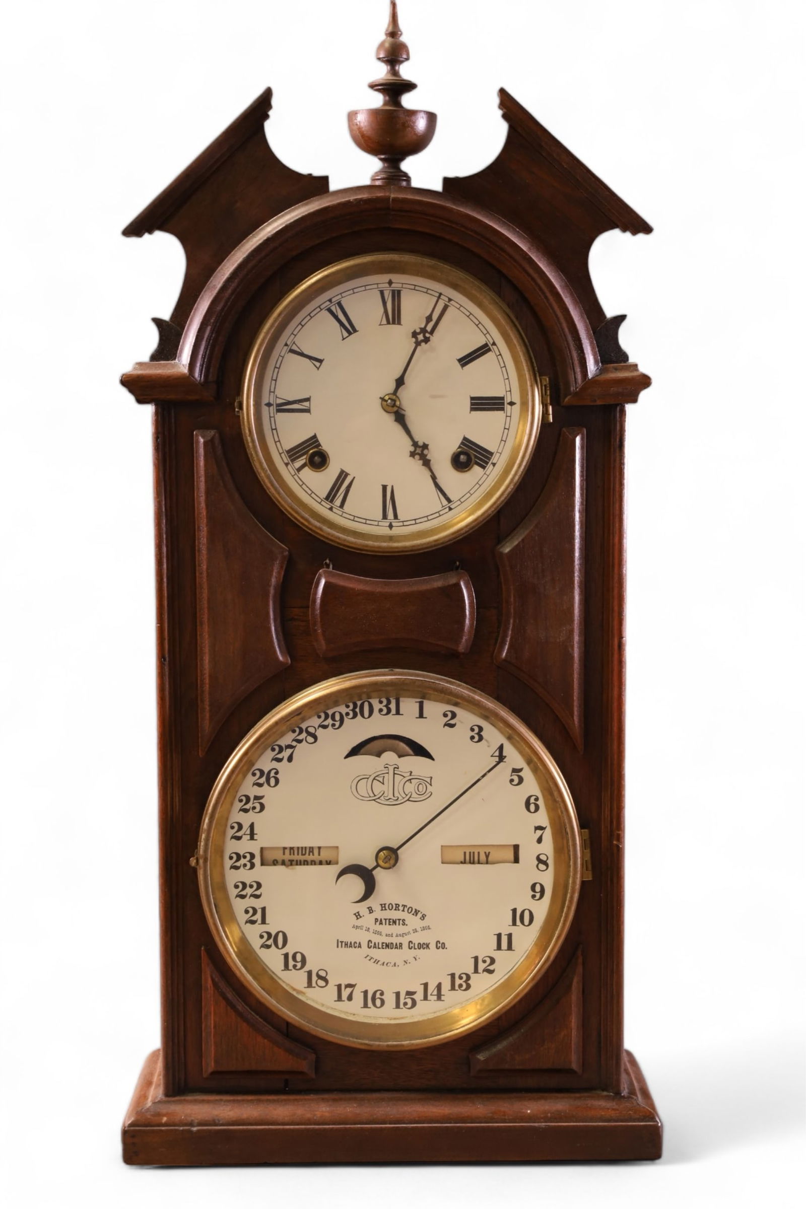 ITHACA CALENDAR CLOCK (1 of 5)