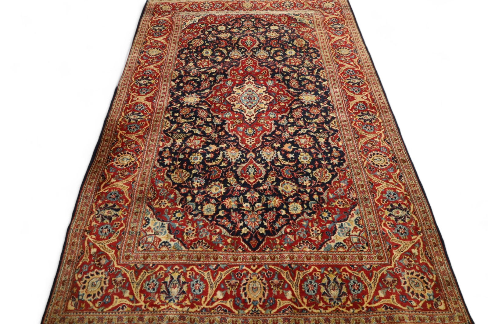 APPROX 7' 1" x 4' 7" HANDMADE WOOL RUG (1 of 4)