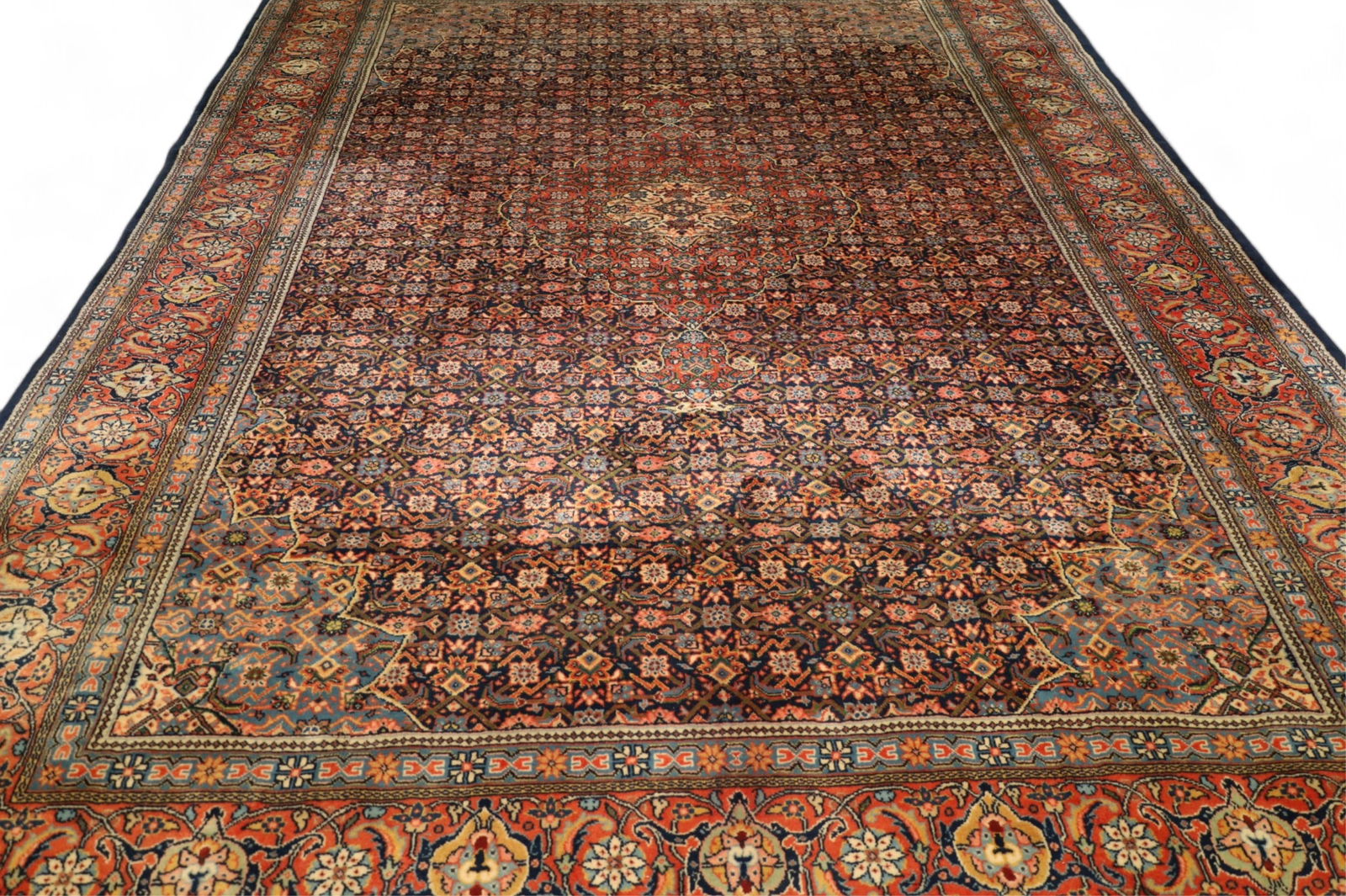 APPROX 11' 6" x 8' HANDMADE WOOL RUG (1 of 5)