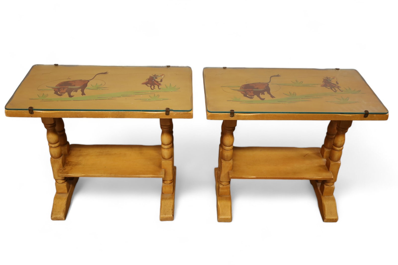 PAIR OF MONTEREY SIDE TABLES (1 of 4)