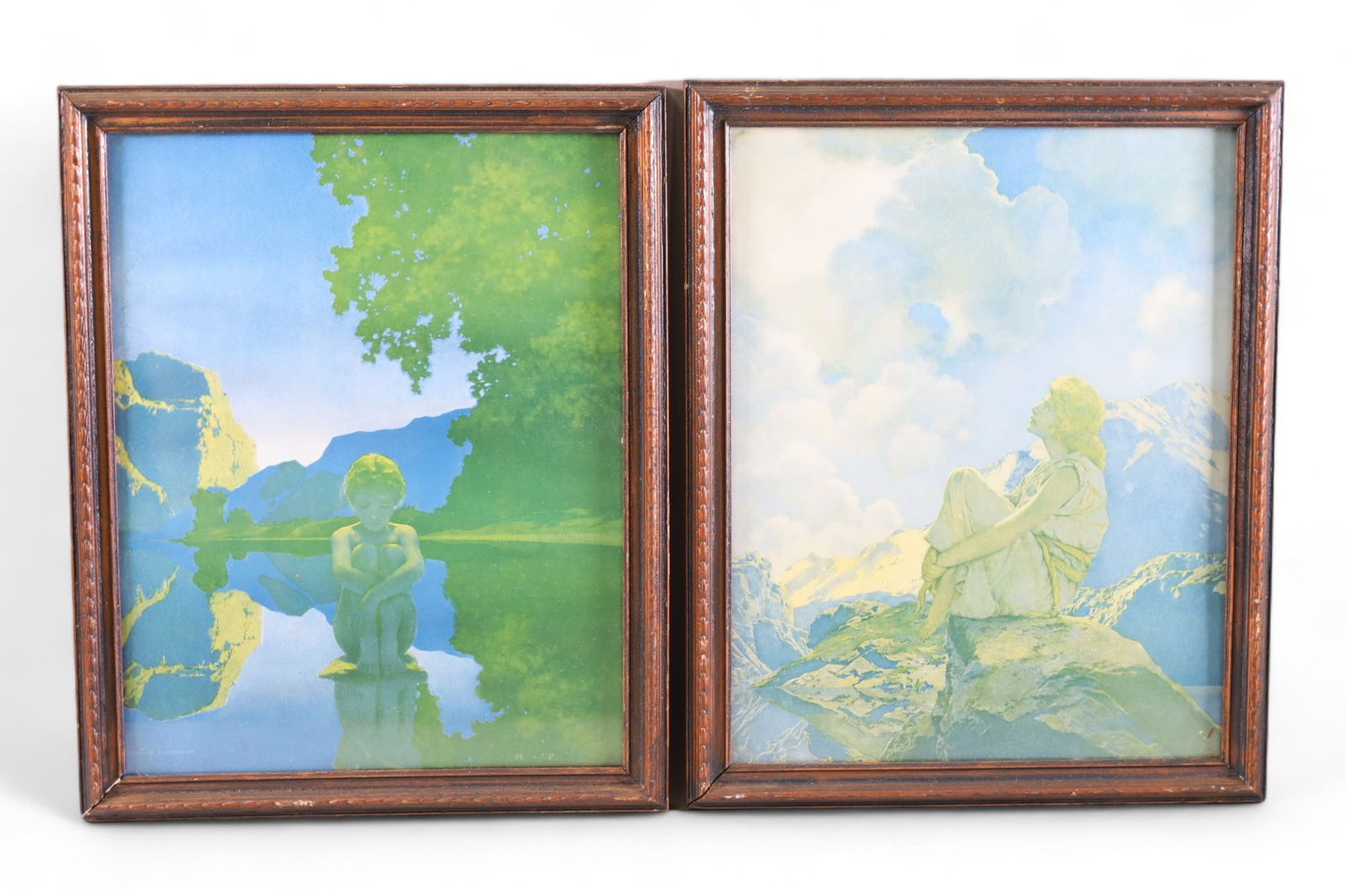 2 MAXFIELD PARRISH FRAMED PRINTS (1 of 4)