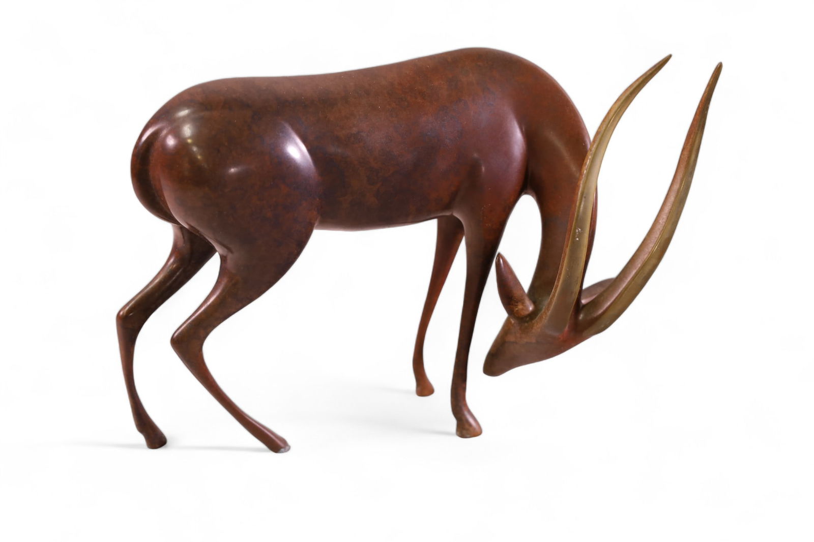 LOET VANDERVEEN BRONZE ANTELOPE (1 of 3)