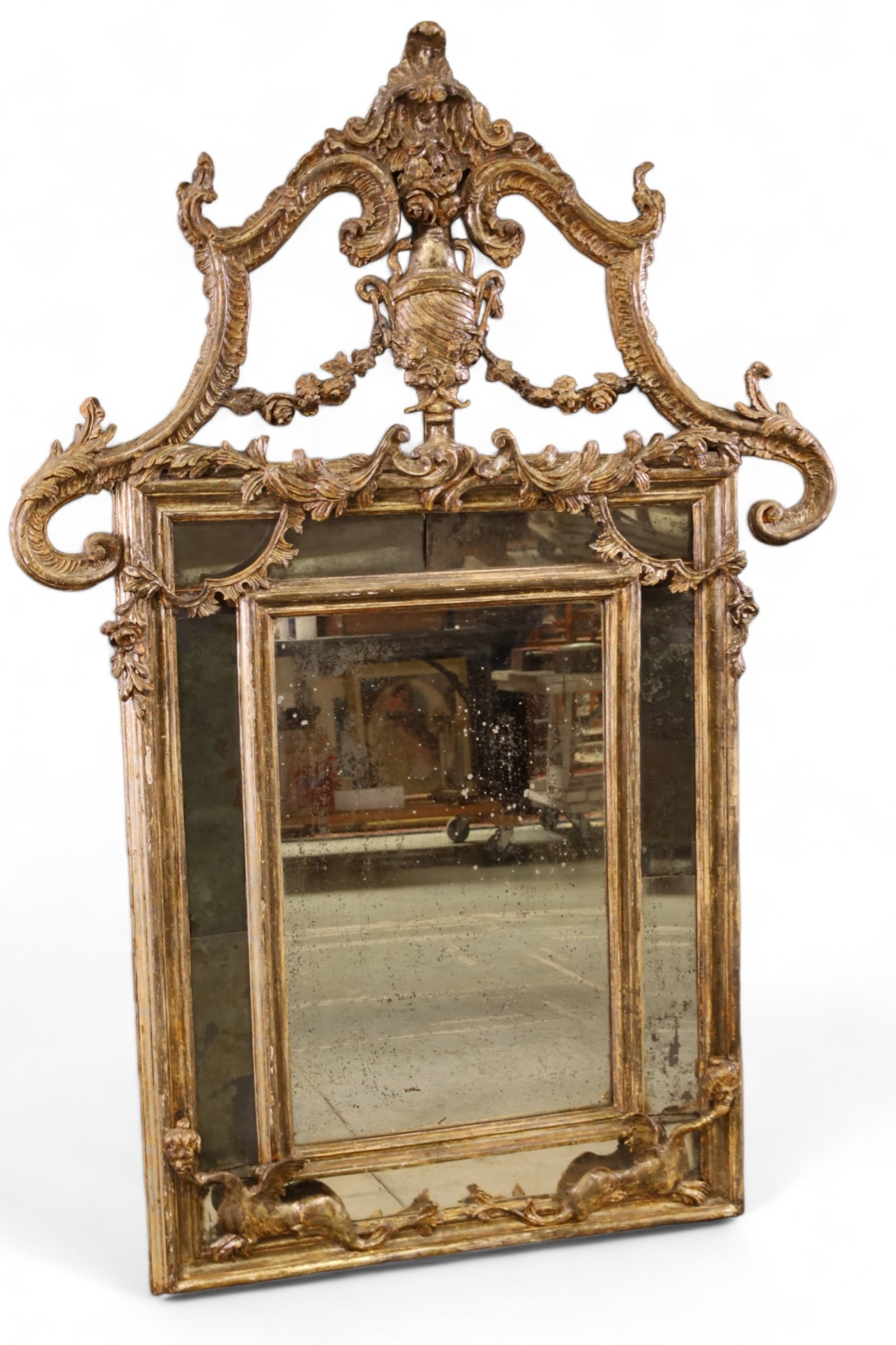 EARLY 18TH CENTURY ITALIAN WALL MIRROR (1 of 5)