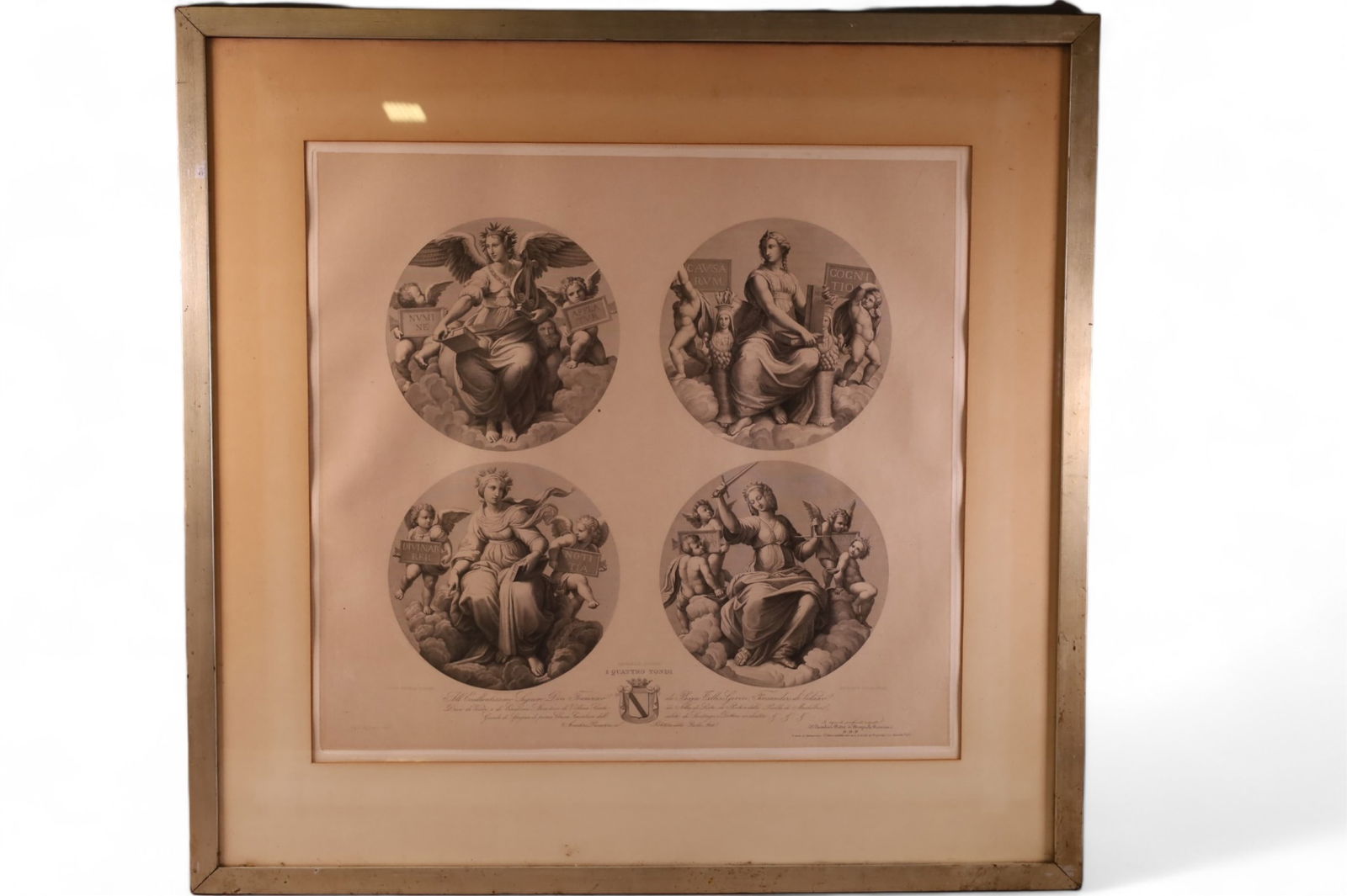 RAFFAELLO SANZIO FRAMED ENGRAVING (1 of 5)