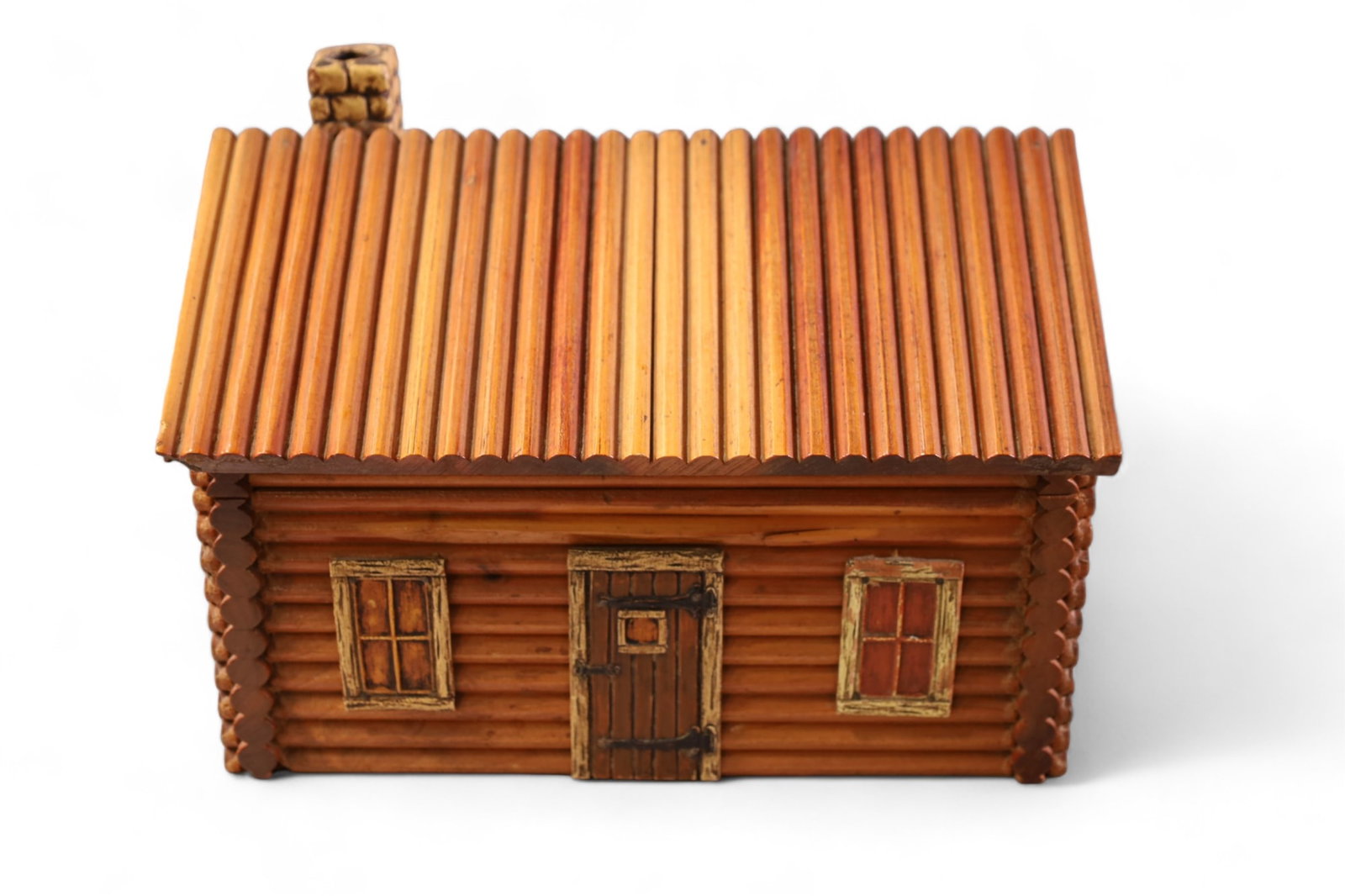 LOG CABIN DRESSER BOX (1 of 3)