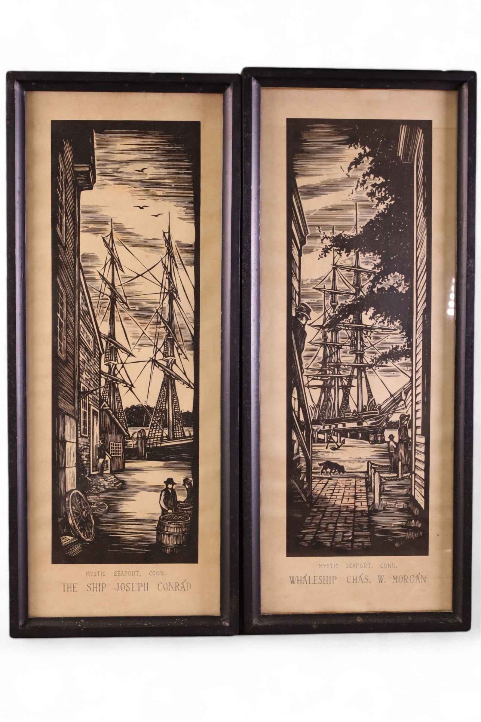 PAIR OF FRAMED PRINTS (1 of 5)