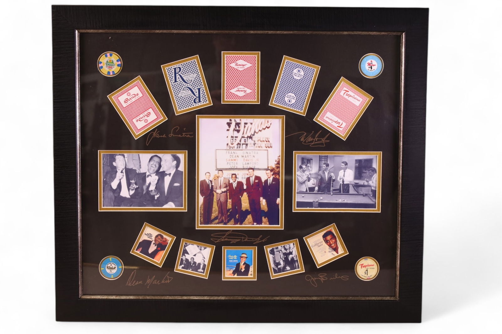 RAT PACK SIGNED MEMORABILIA (1 of 6)