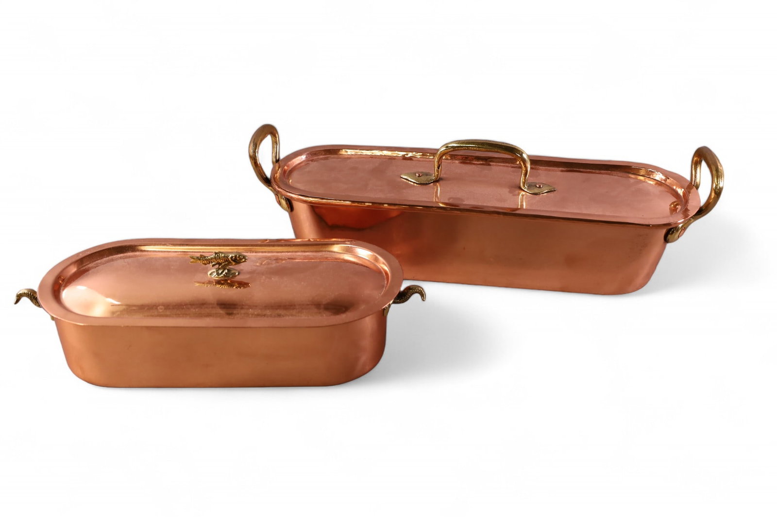 2 COPPER FISH POACHERS (1 of 4)