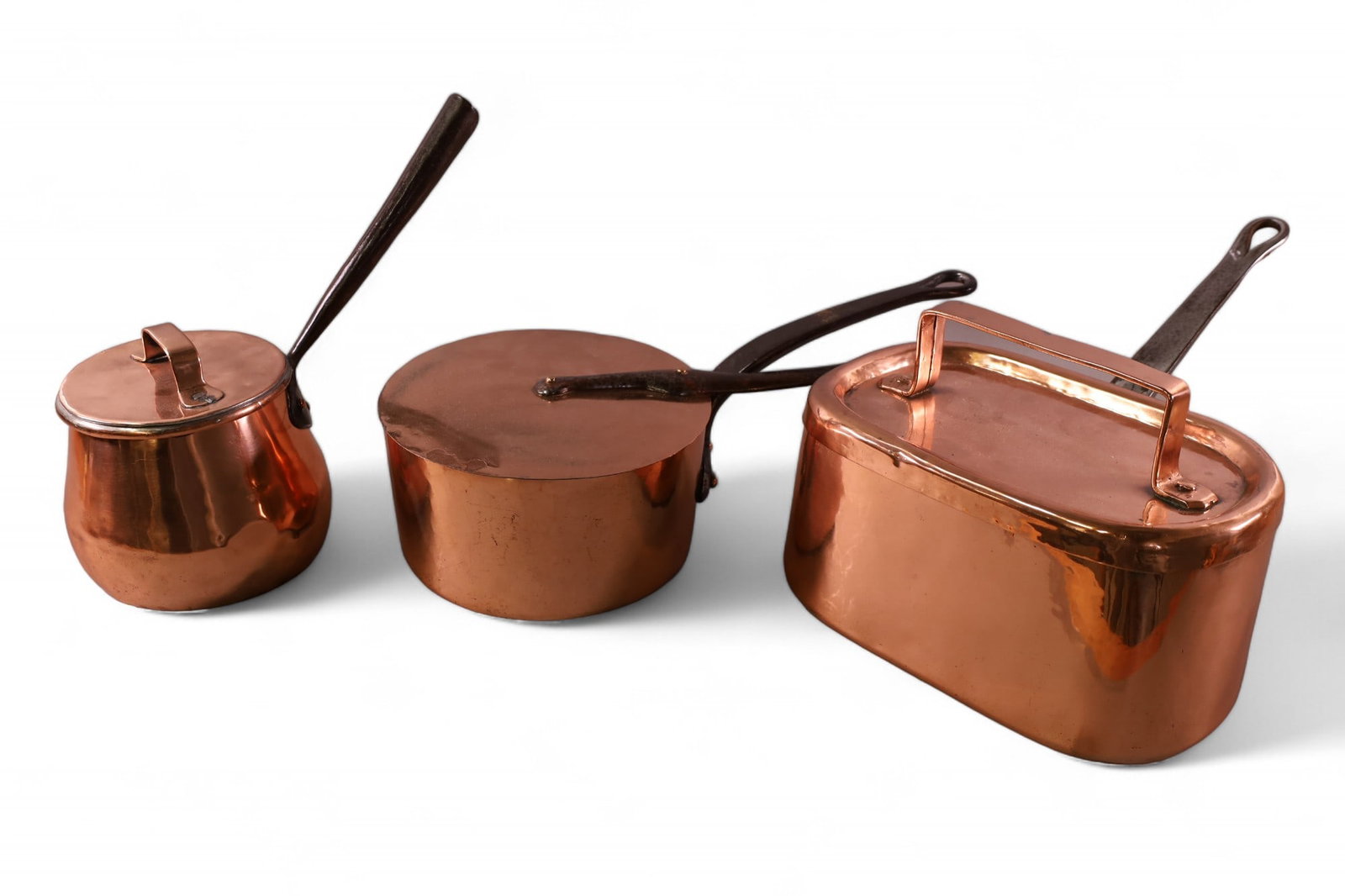 3 PIECES OF COPPER COOKWARE (1 of 4)