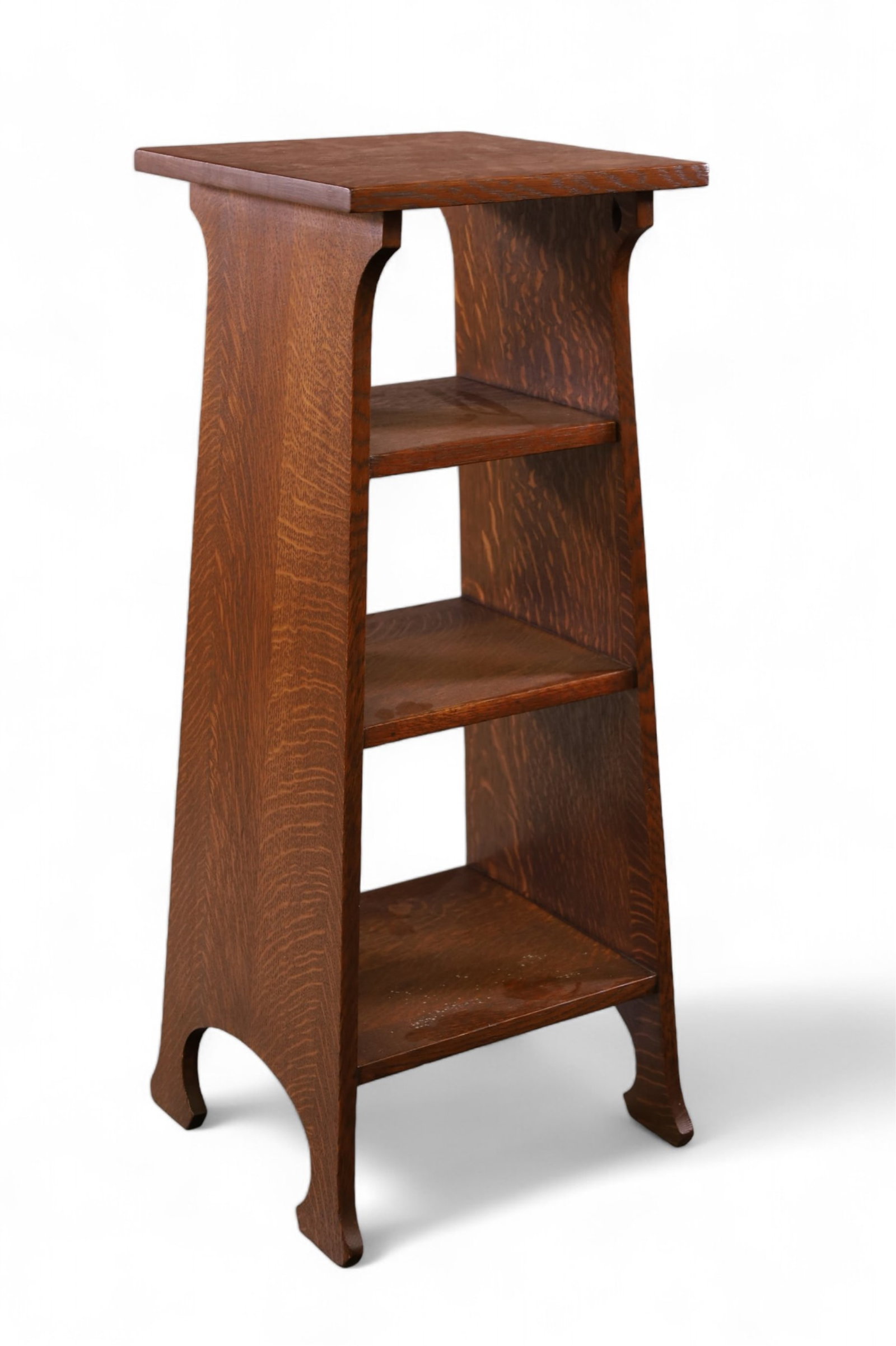 MISSION OAK MAGAZINE STAND (1 of 3)