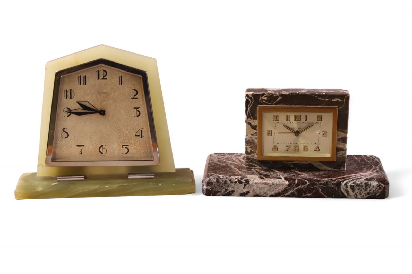 2 ART DECO CLOCKS (1 of 5)