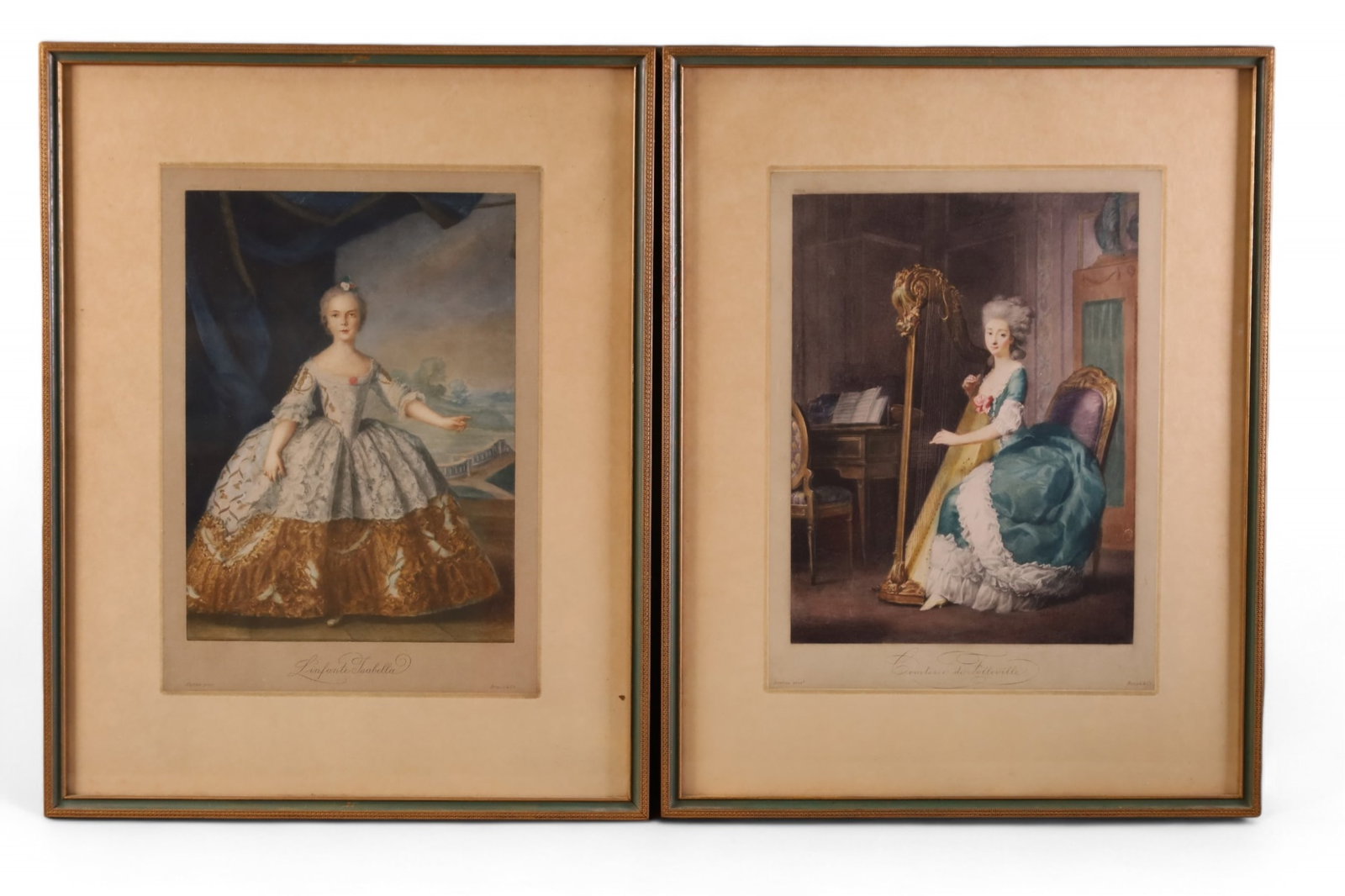 PAIR OF FRENCH PRINTS (1 of 3)