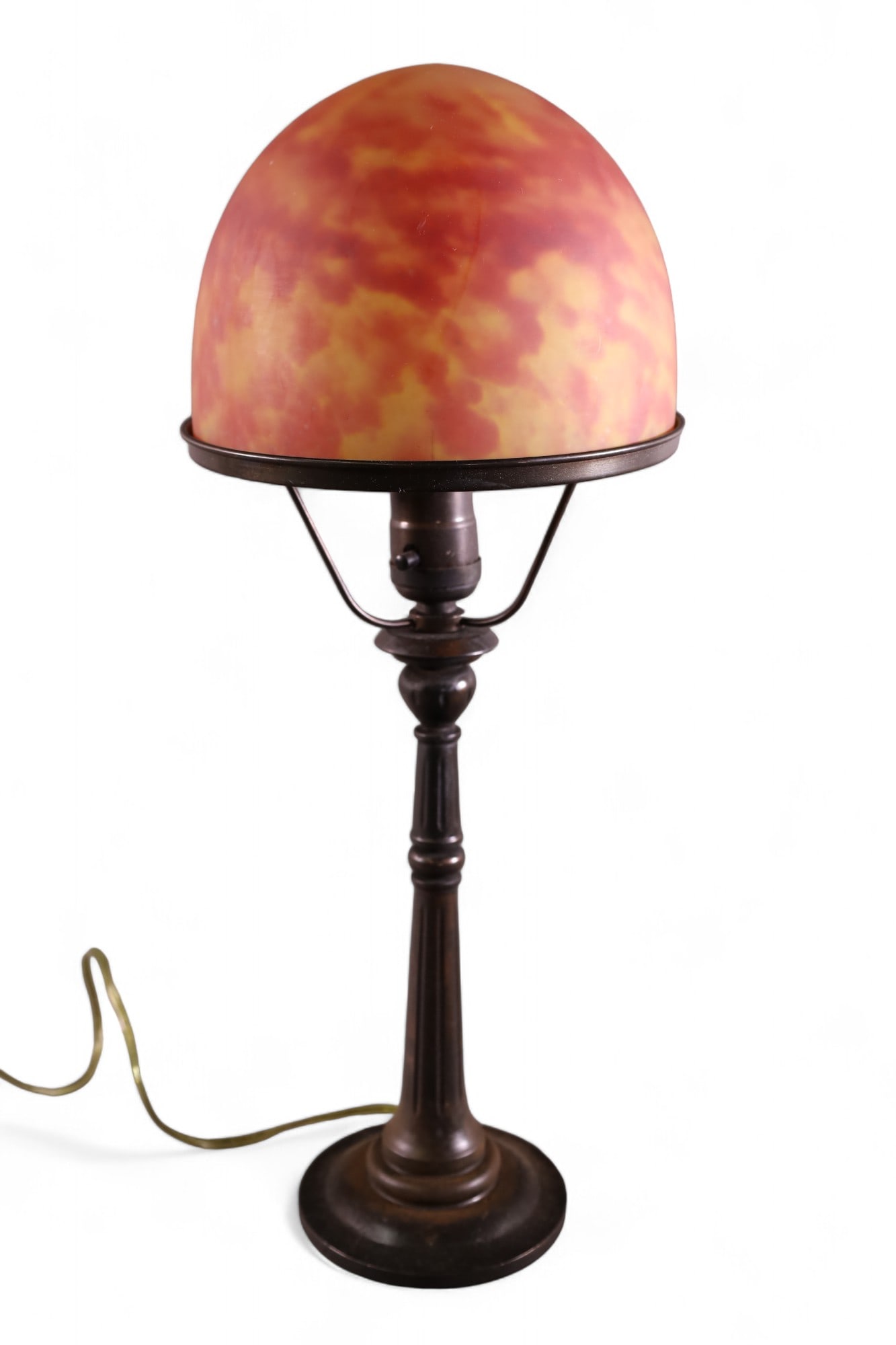 FRENCH ART GLASS TABLE LAMP (1 of 1)