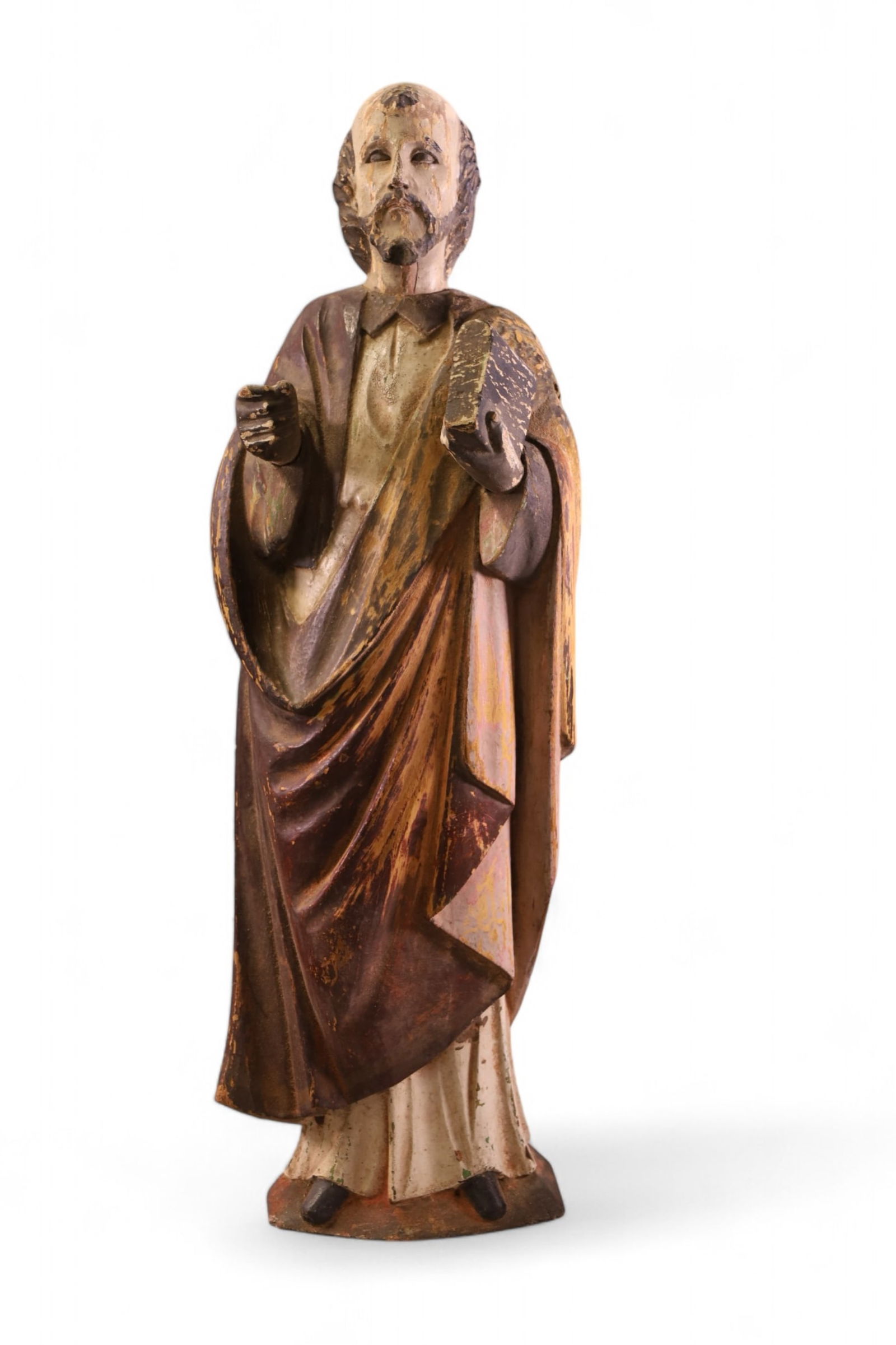 EARLY 19TH CENTURY CARVED SANTO FIGURE (1 of 2)