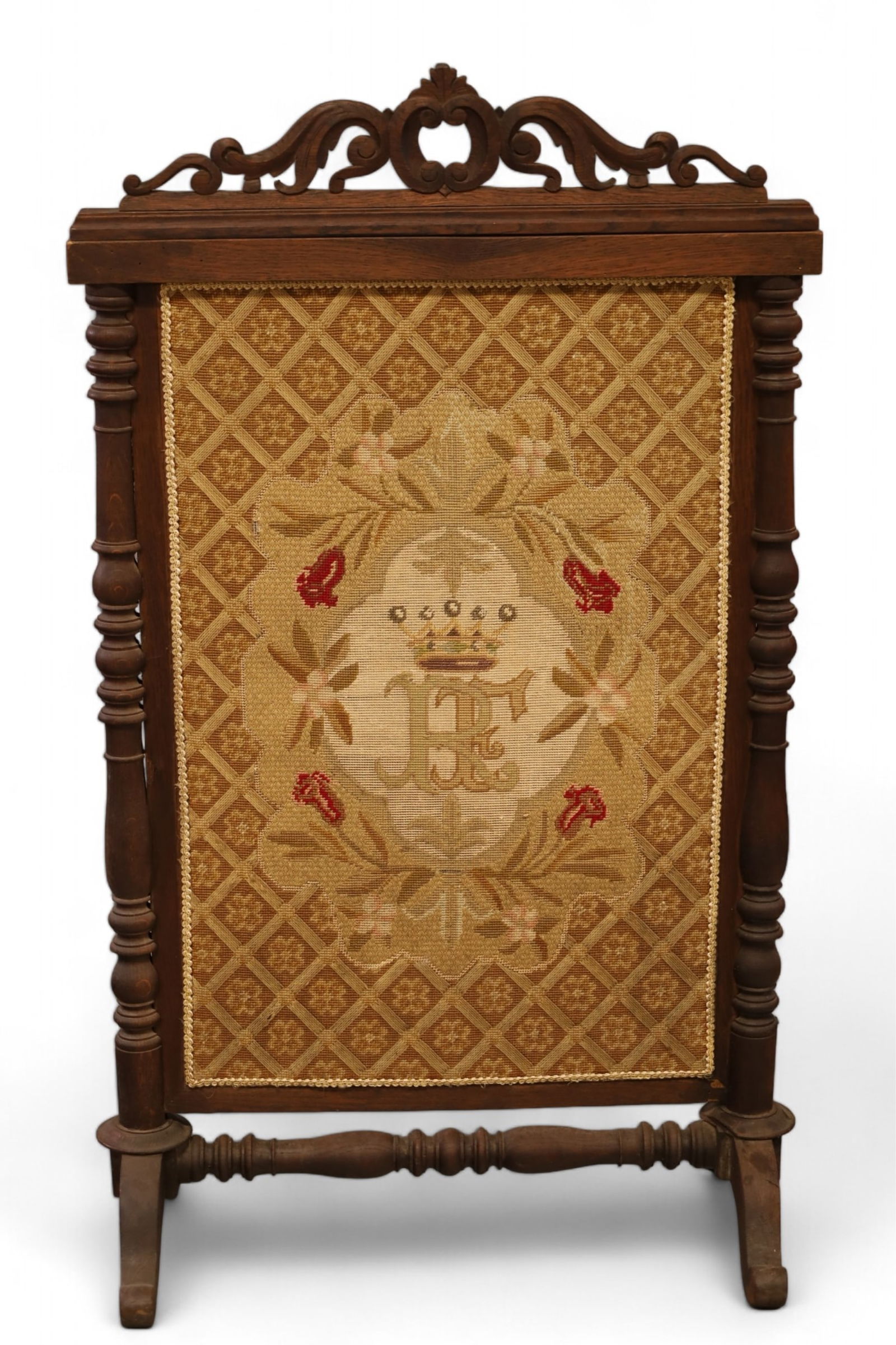 VICTORIAN FIRE SCREEN (1 of 2)