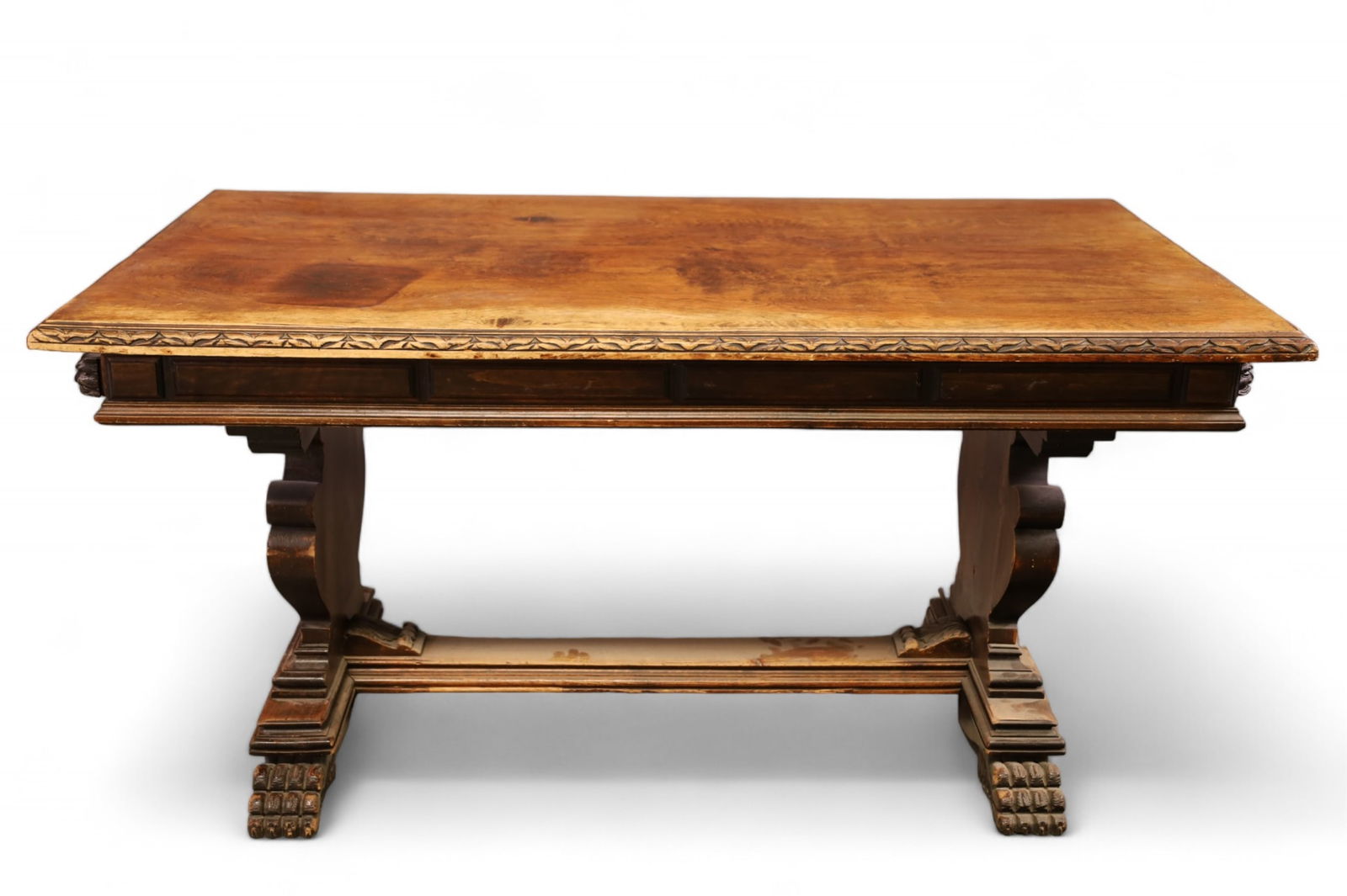 1900'S HIGHLY CARVED DINING TABLE (1 of 4)