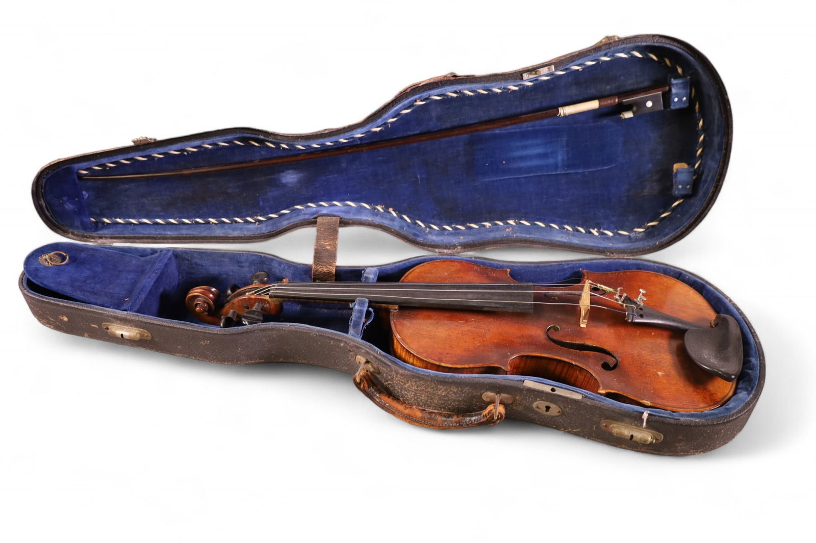 VIOLIN IN CASE WITH STUDENT BOW (1 of 5)