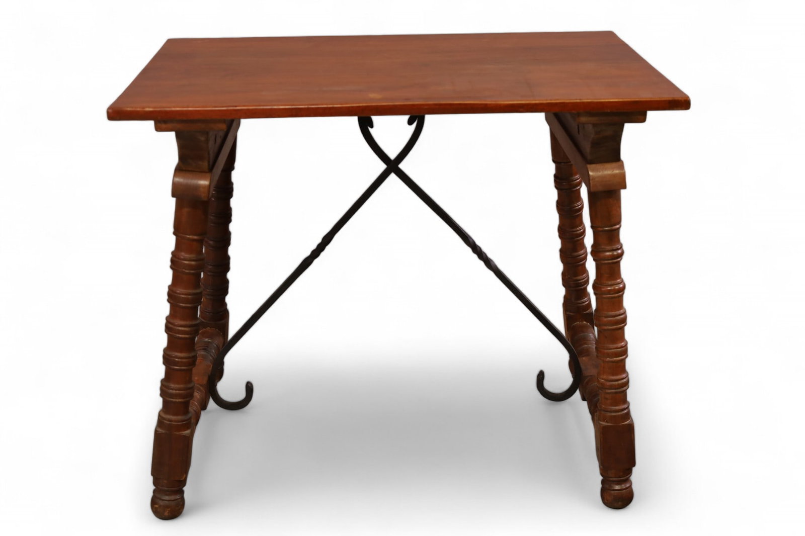 ANTIQUE SPANISH STYLE HALL TABLE (1 of 3)