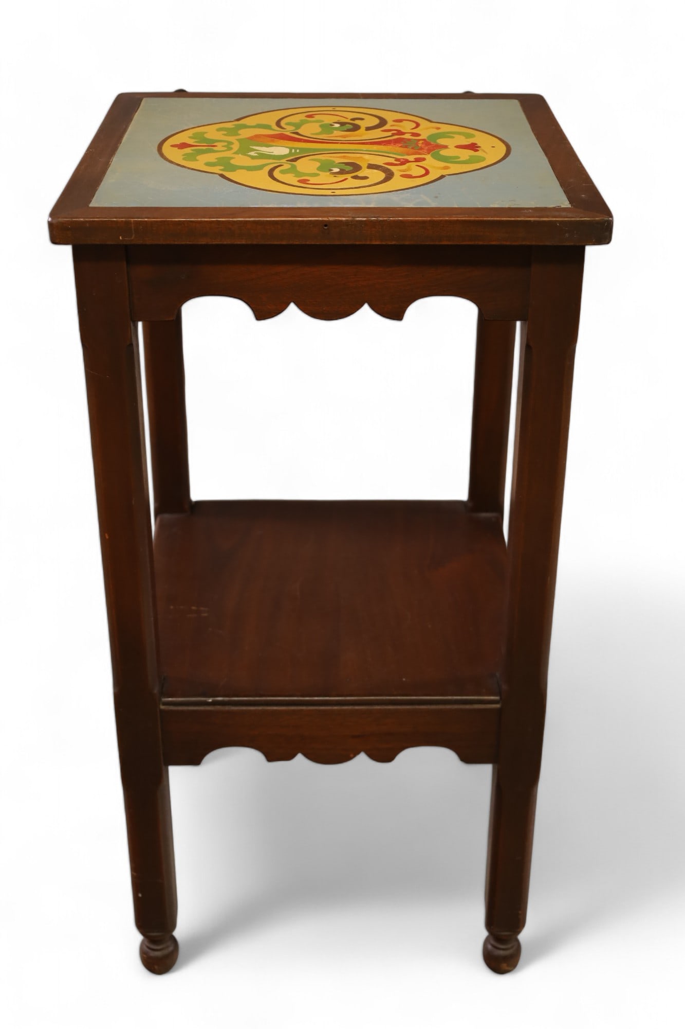 1920'S SPANISH STYLE TWO TIER TABLE (1 of 3)