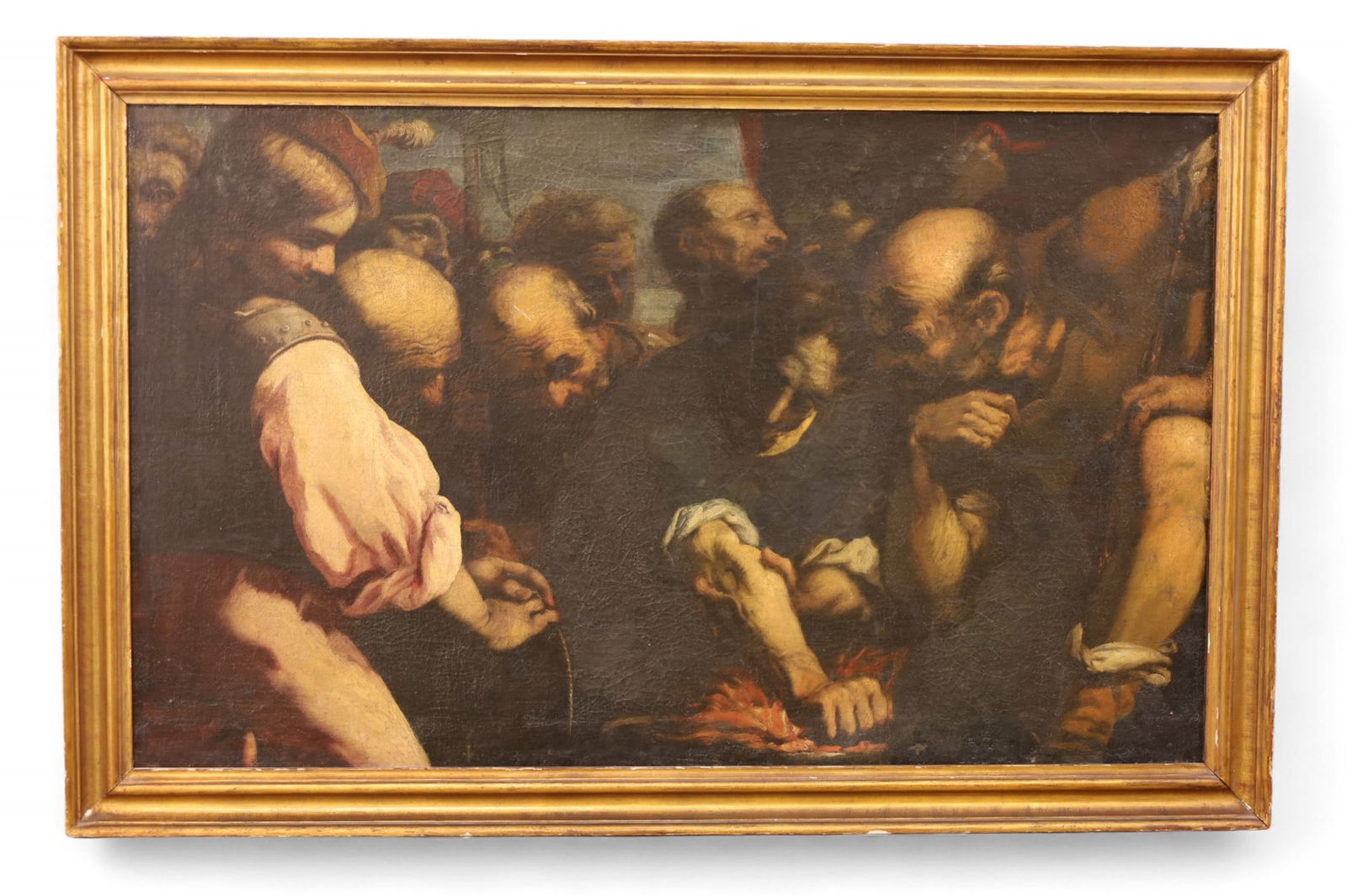 LARGE 19TH CENTURY ITALIAN OIL PAINTING (1 of 2)