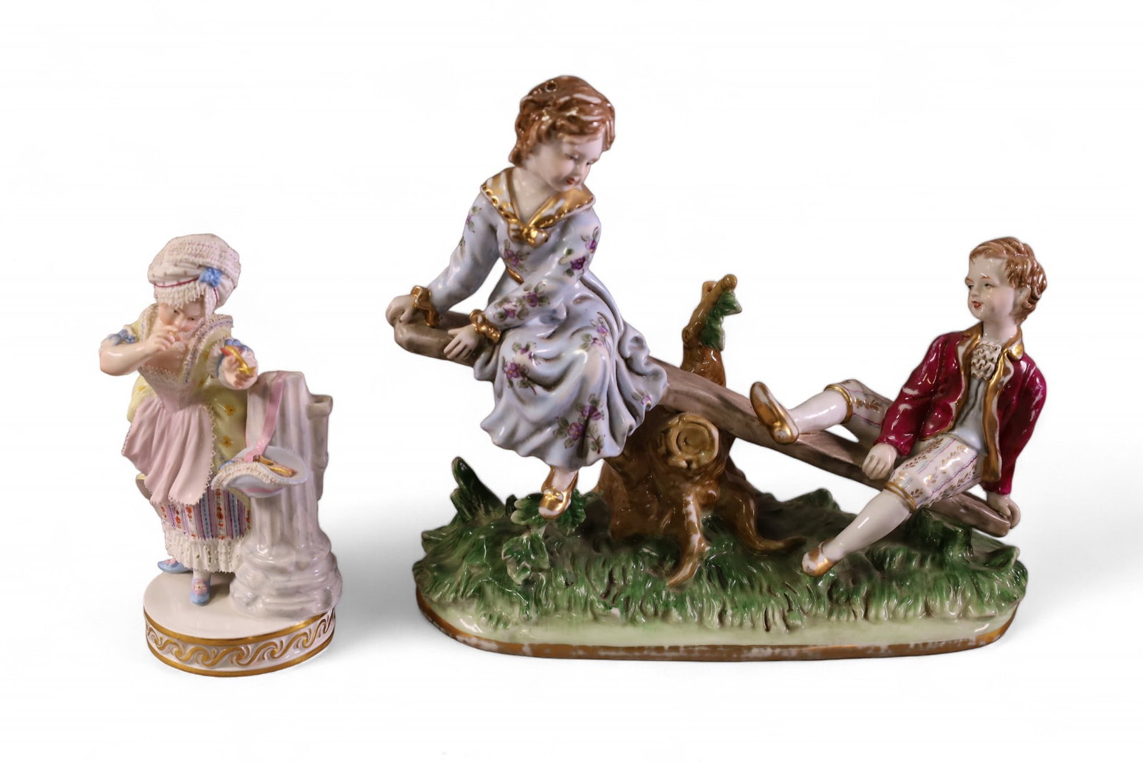 2 PORCELAIN FIGURES (1 of 5)