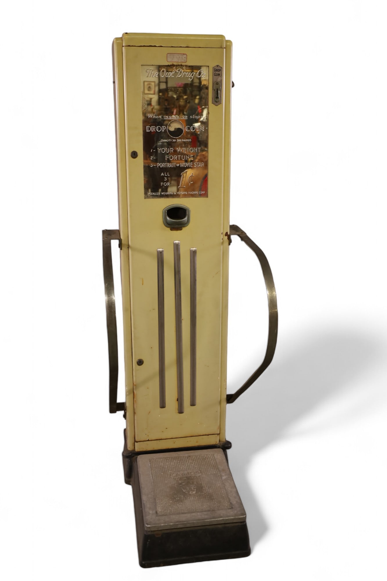 ART DECO CAMCO OWL DRUG TICKET SCALE (1 of 5)