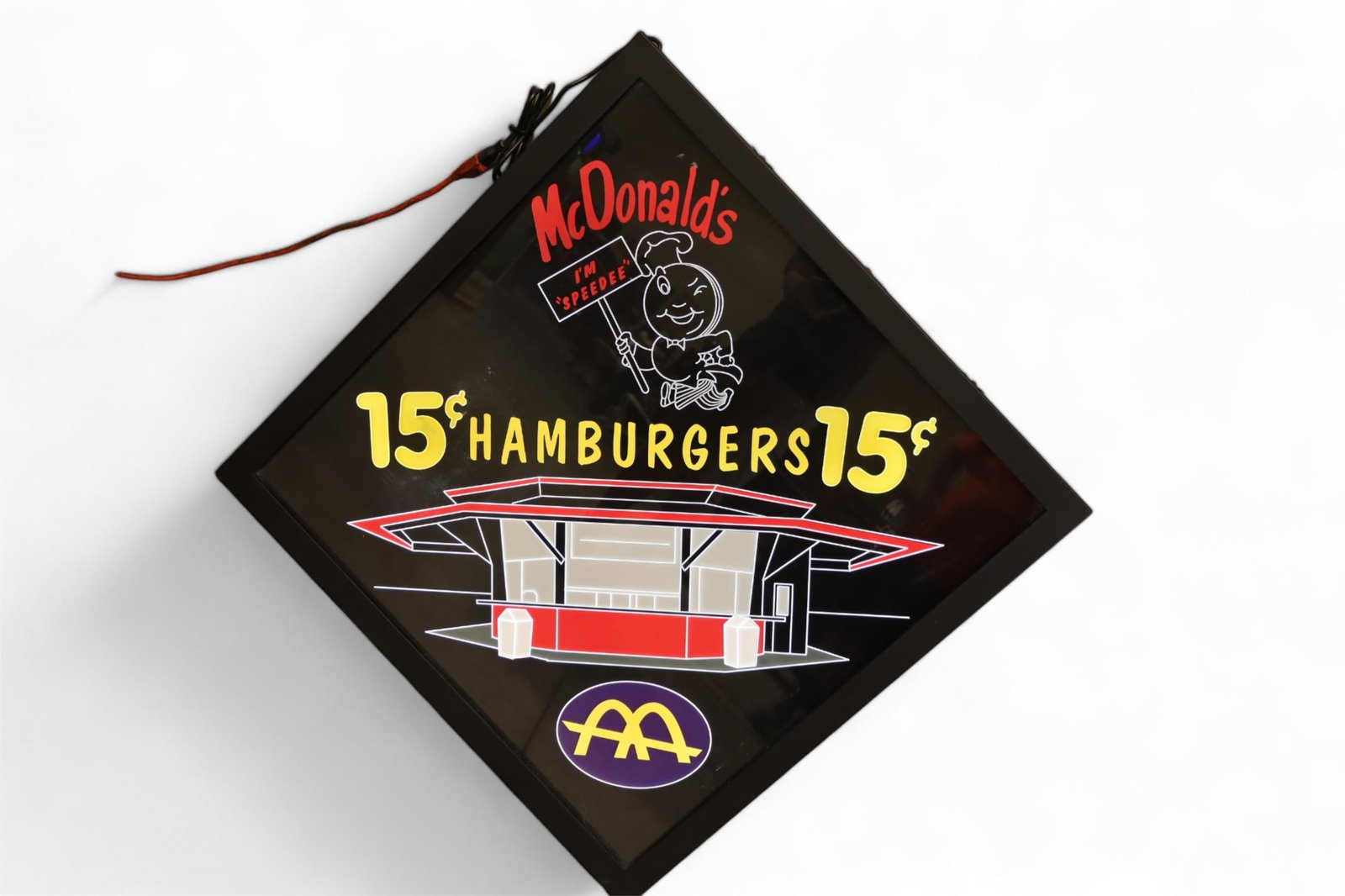 MCDONALD'S HAMBURGERS LIGHT UP DISPLAY (1 of 2)