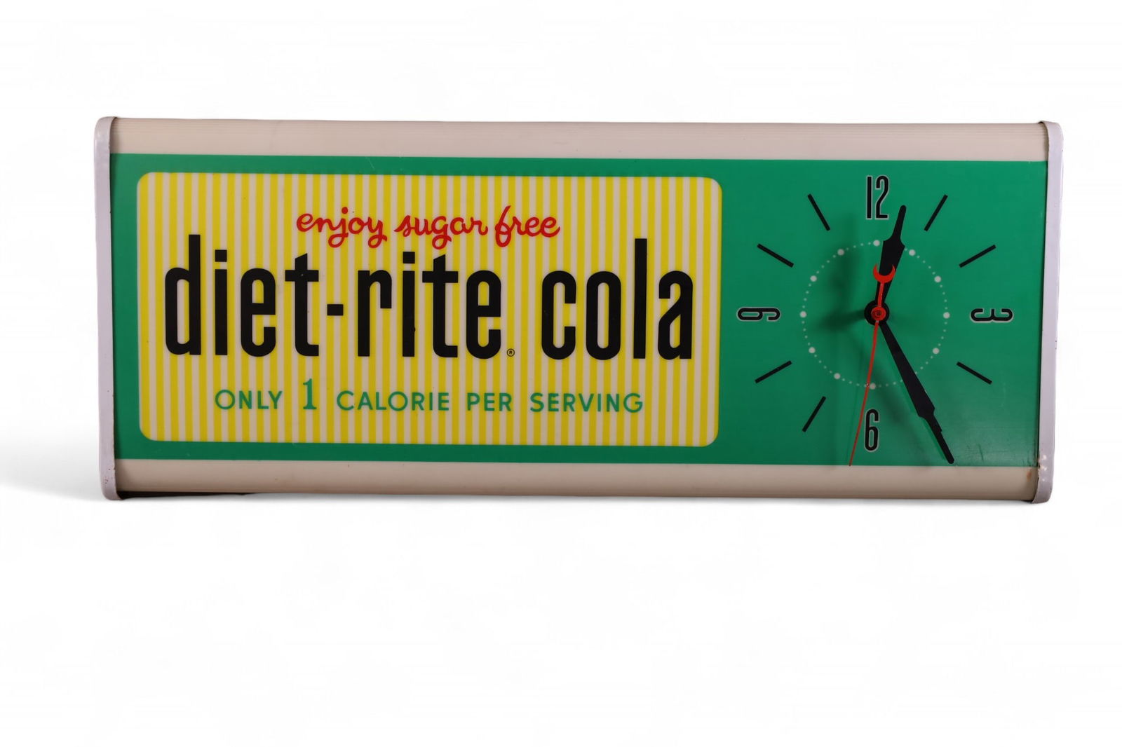 DIET RITE COLA LIGHT UP CLOCK (1 of 3)