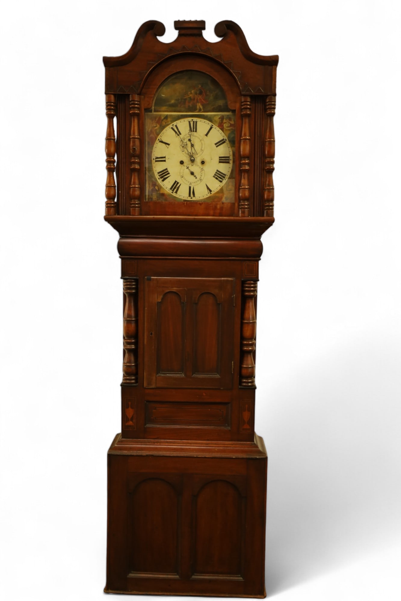 19TH CENTURY TALL CASED GRANDFATHER CLOCK (1 of 3)