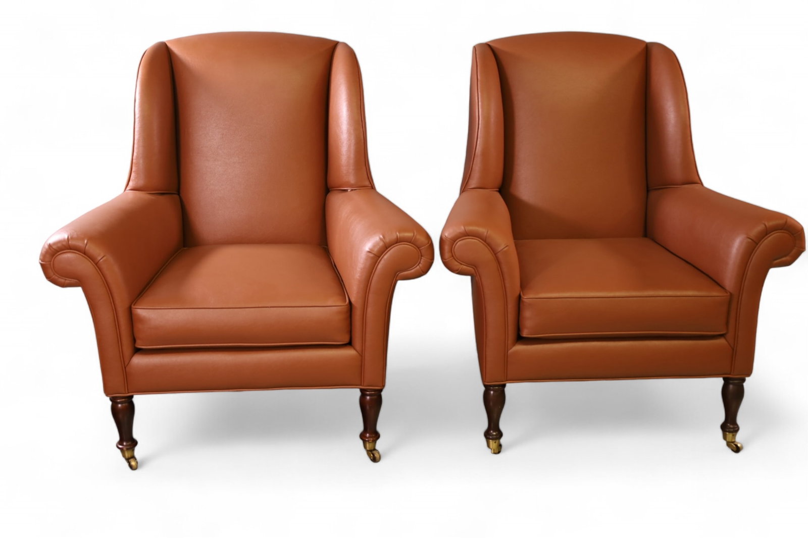 PAIR OF OVERSIZED LOUNGE CHAIRS (1 of 2)