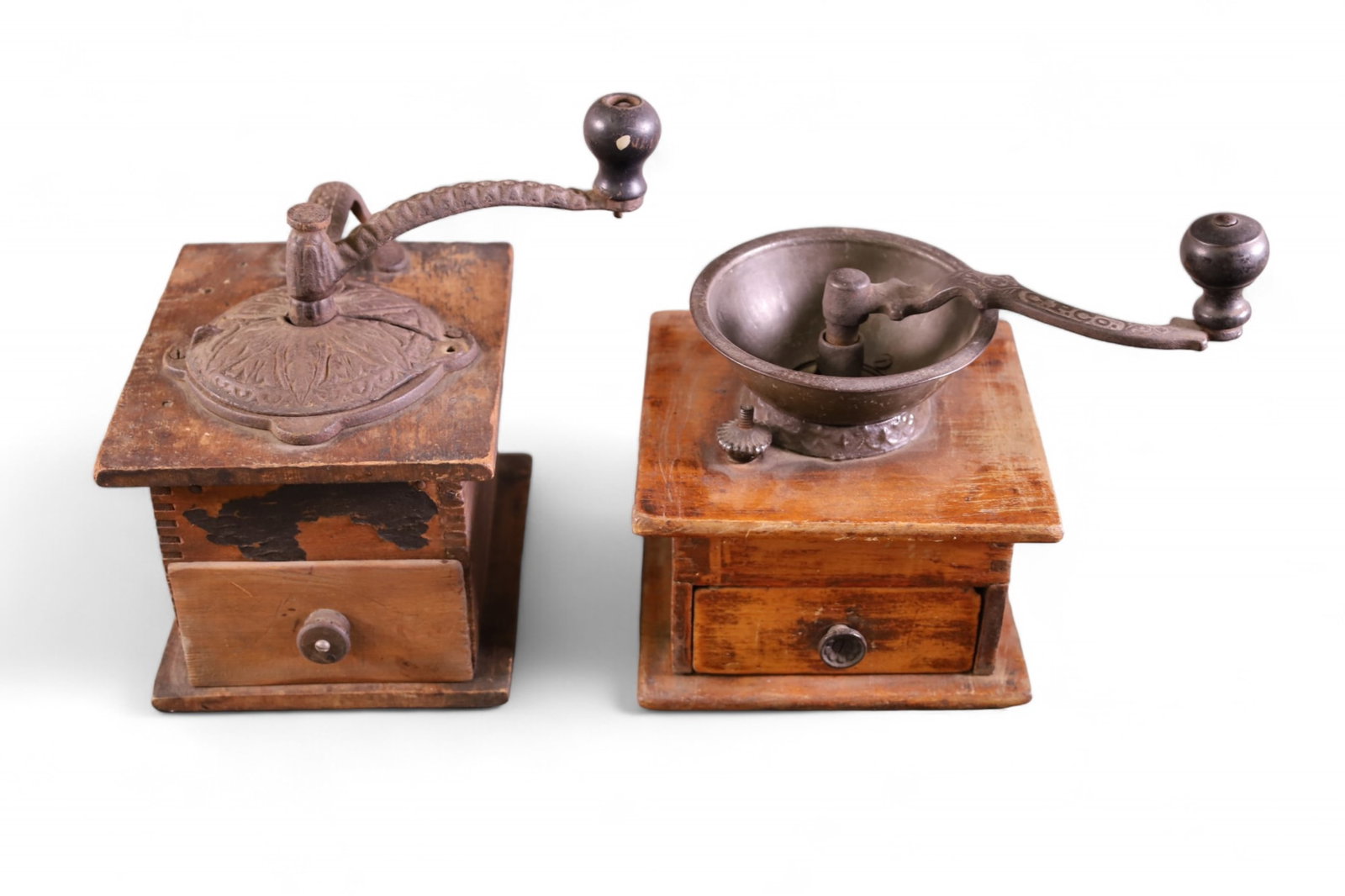 2 ANTIQUE COFFEE MILLS (1 of 4)