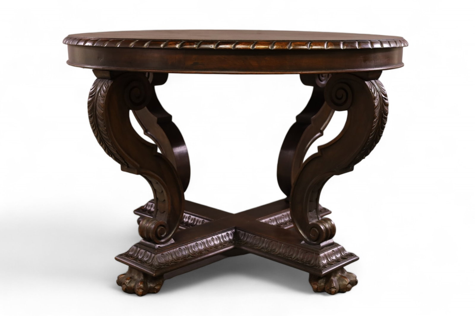 CARVED CENTER TABLE (1 of 3)