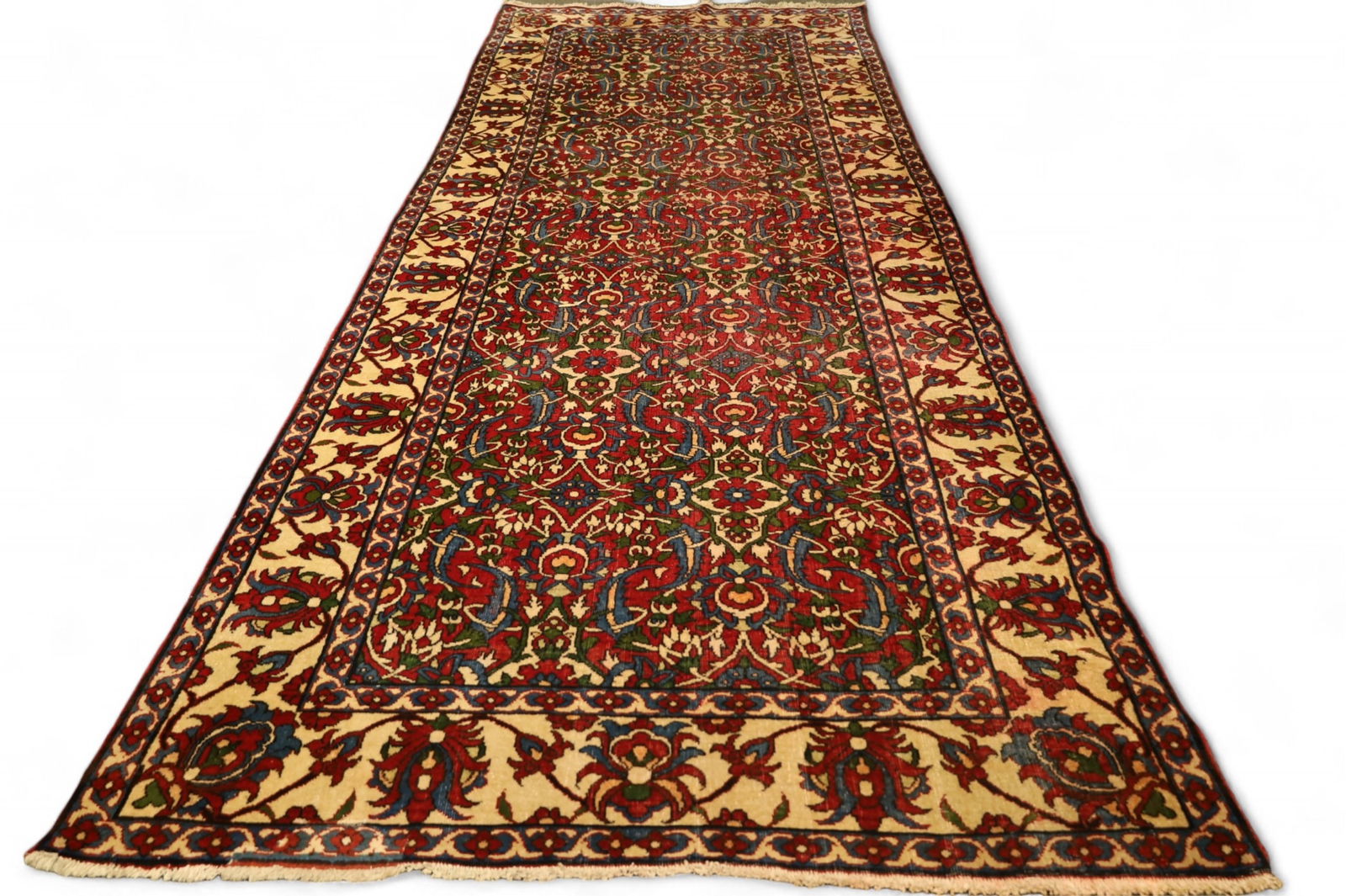 APPROX 13' 5" x 5' 10" HANDMADE WOOL RUG (1 of 4)