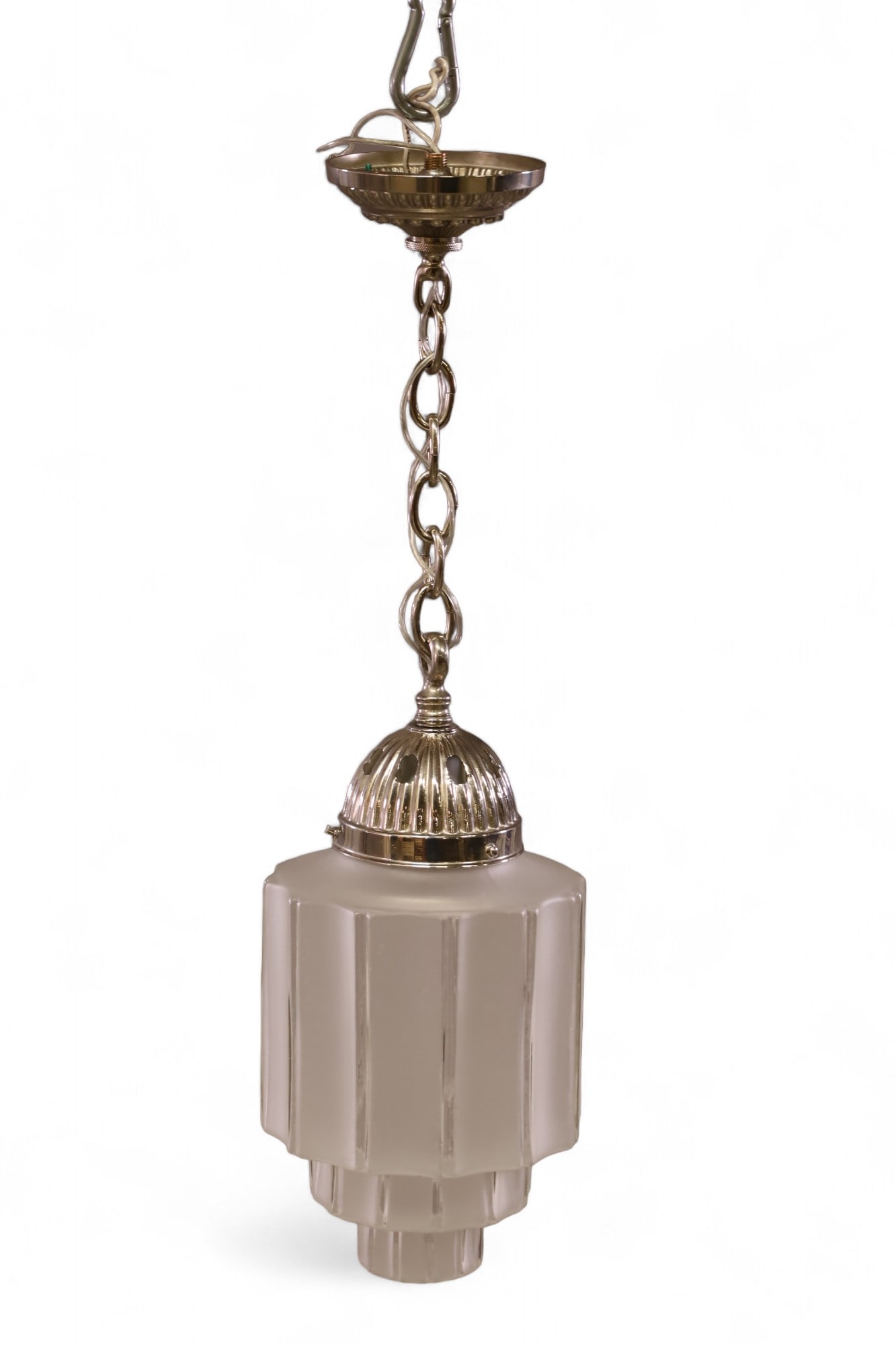 ART DECO HANGING LIGHT (1 of 2)