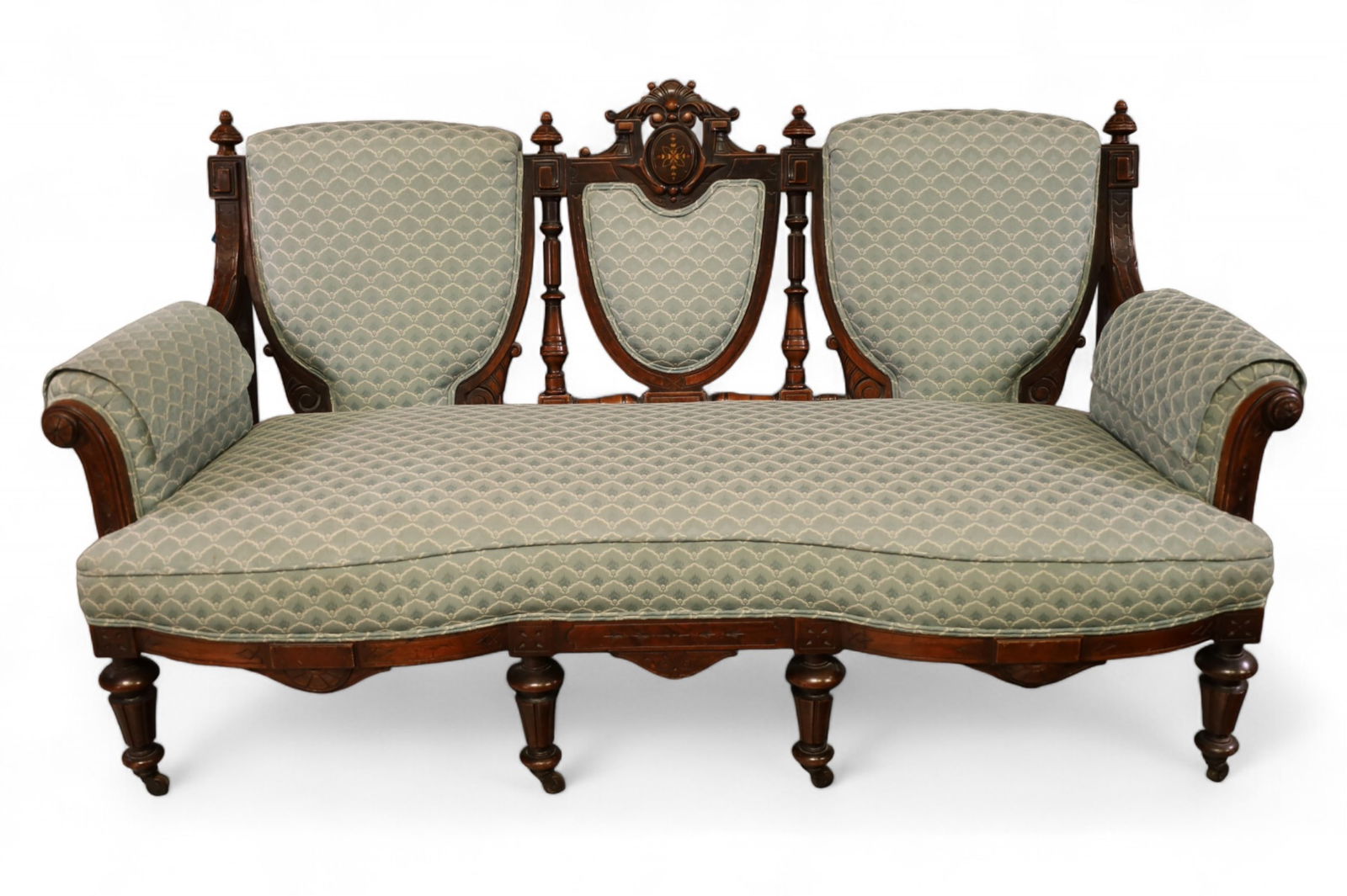 INLAID VICTORIAN SOFA (1 of 3)