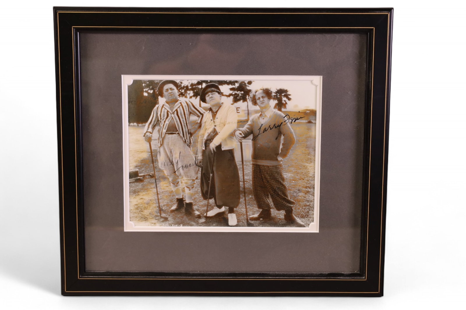THREE STOOGES SIGNED PHOTO (1 of 5)