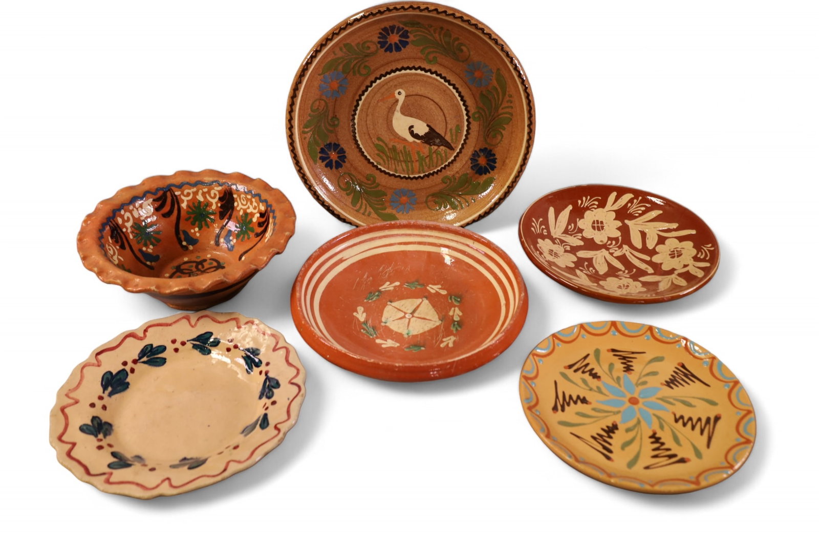 6 PIECES OF FRENCH POTTERY (1 of 4)