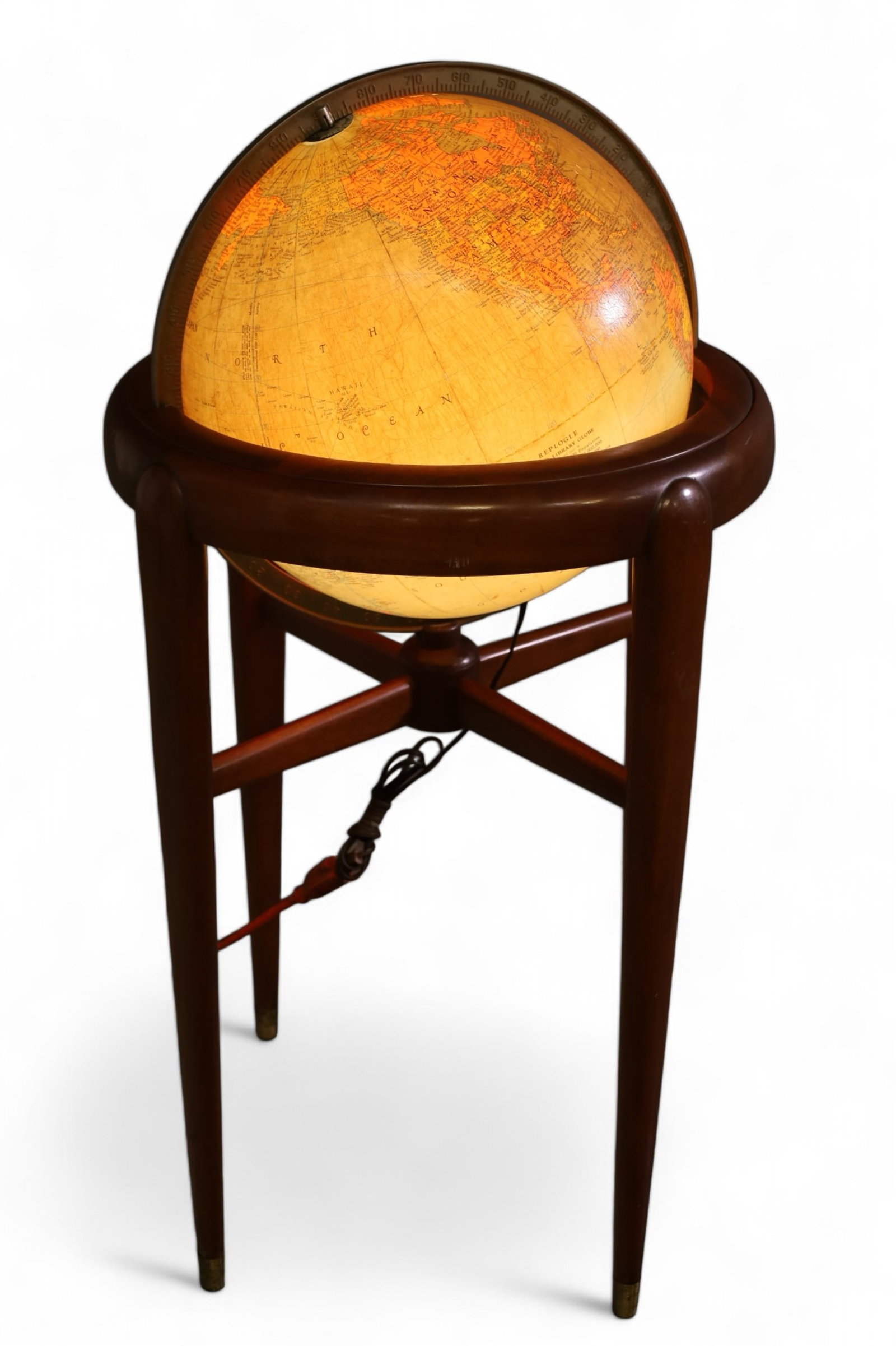 REPLOGLE LIBRARY GLOBE (1 of 5)