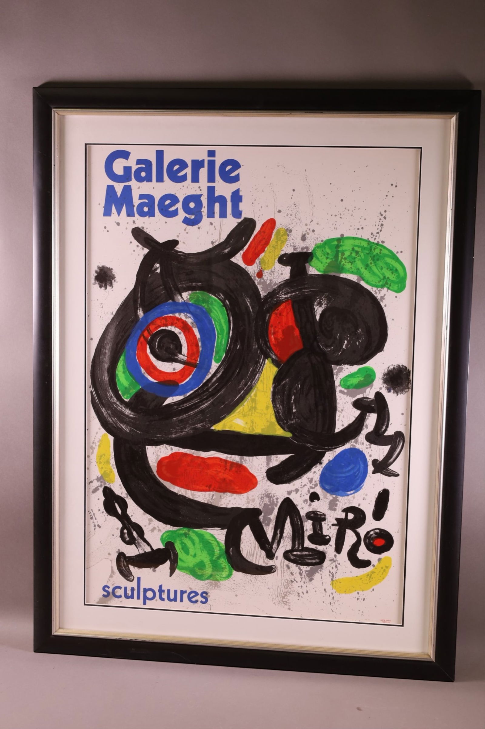 JOAN MIRO EXHIBITION POSTER (1 of 2)