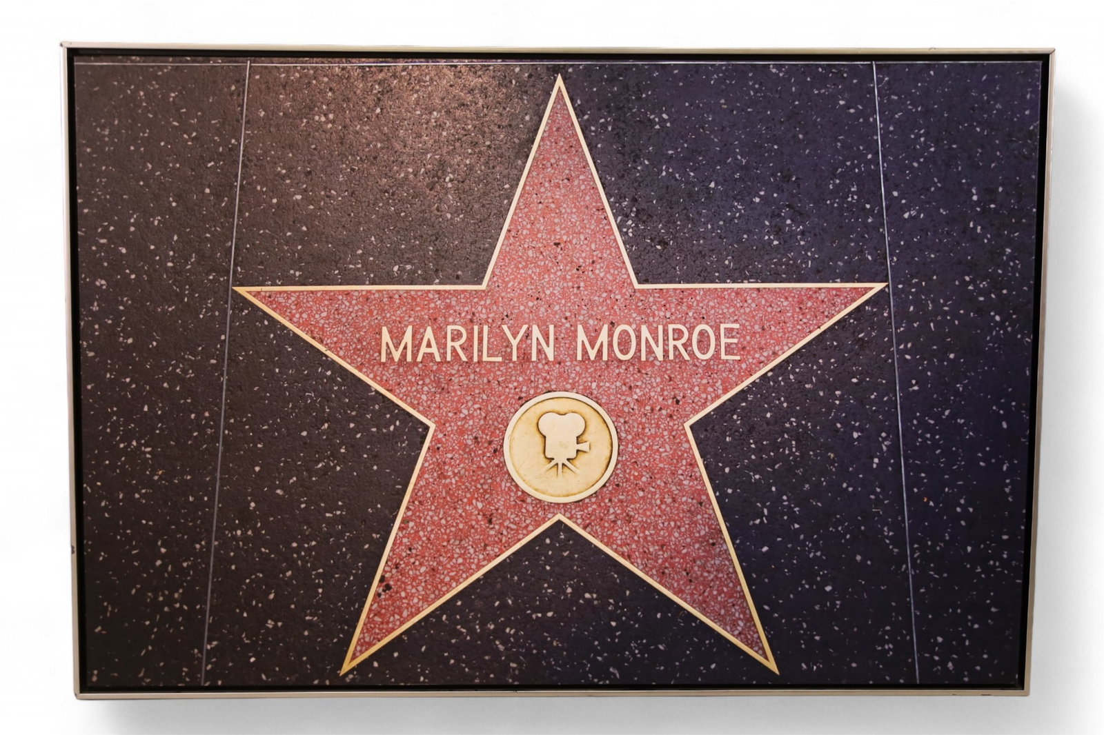 LARGE MARILYN MONROE HOLLYWOOD STAR PRINT (1 of 1)