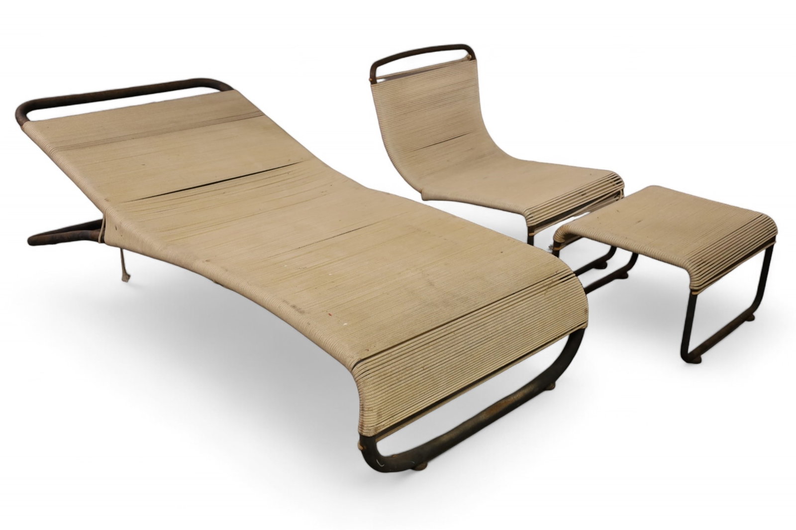 3 PIECES OF MID CENTURY MODERN PATIO FURNITURE (1 of 3)