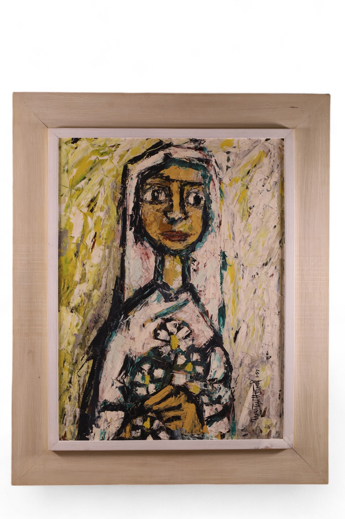 MID CENTURY MODERN PAINTING (1 of 3)