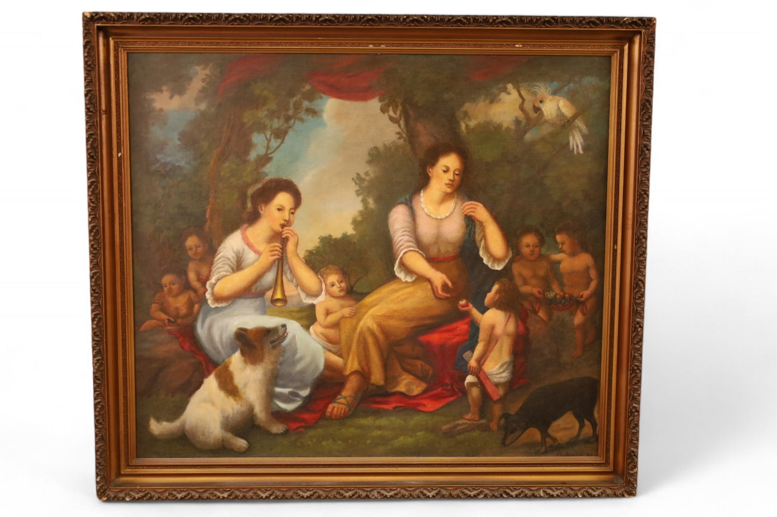 LARGE E.E. JOHNSON PAINTING (1 of 3)