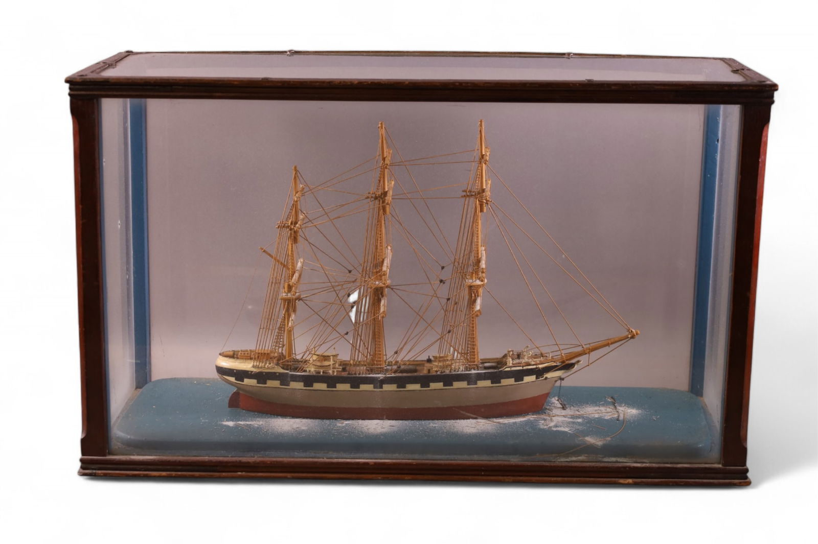 ANTIQUE SHIP MODEL (1 of 3)
