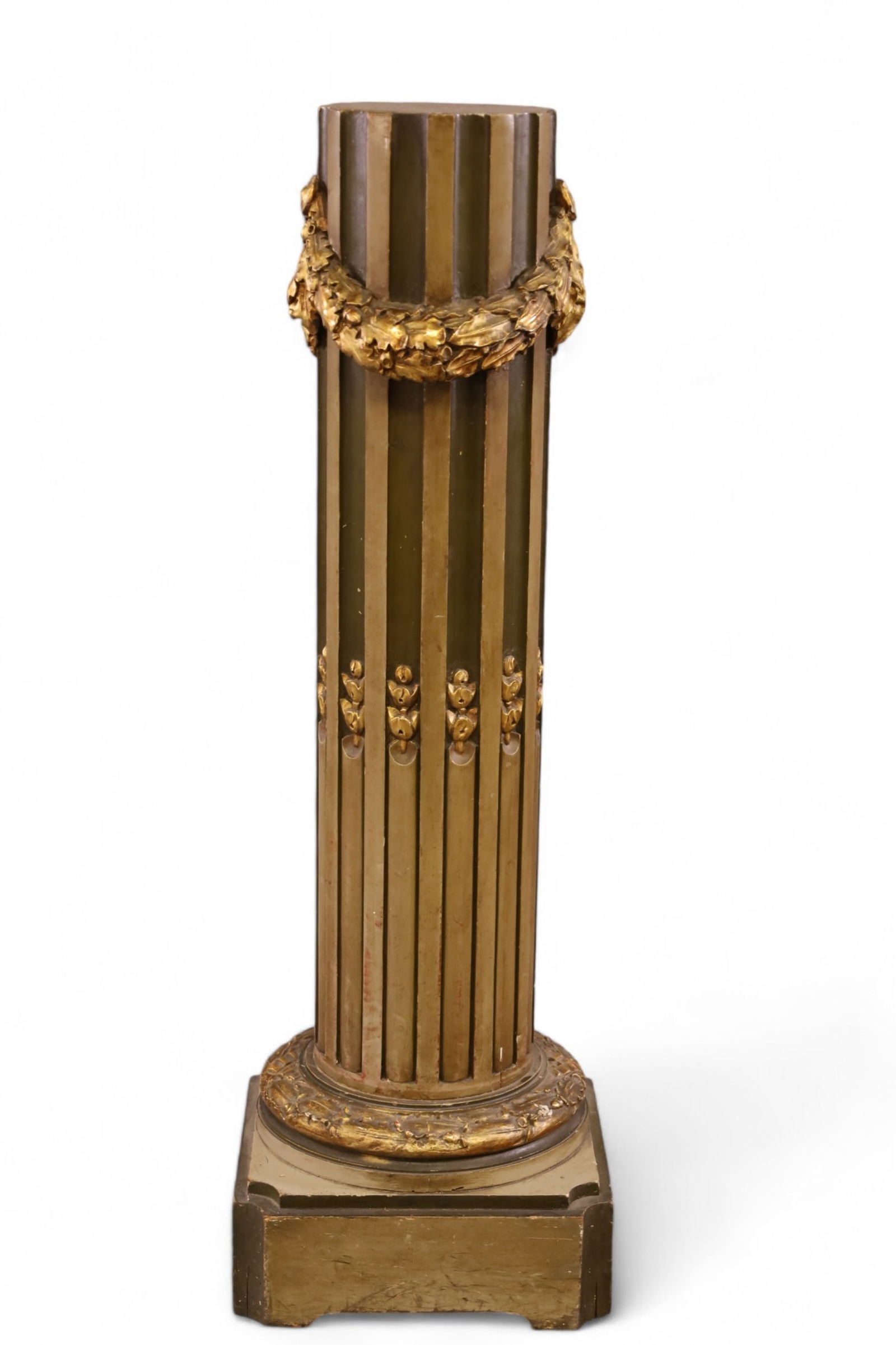 CARVED COLUMN PEDESTAL (1 of 2)