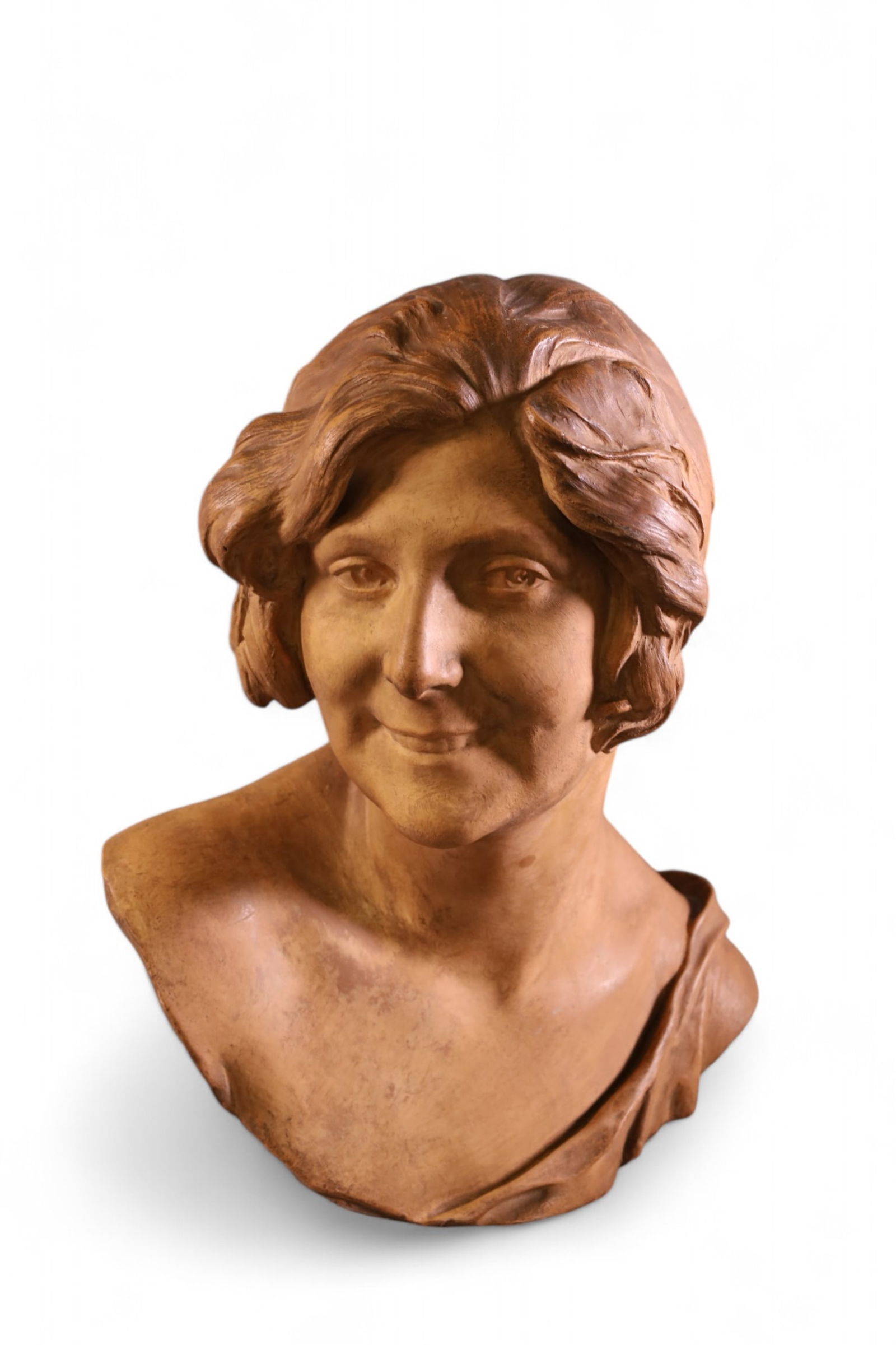 LARGE TERRACOTTA BUST (1 of 3)